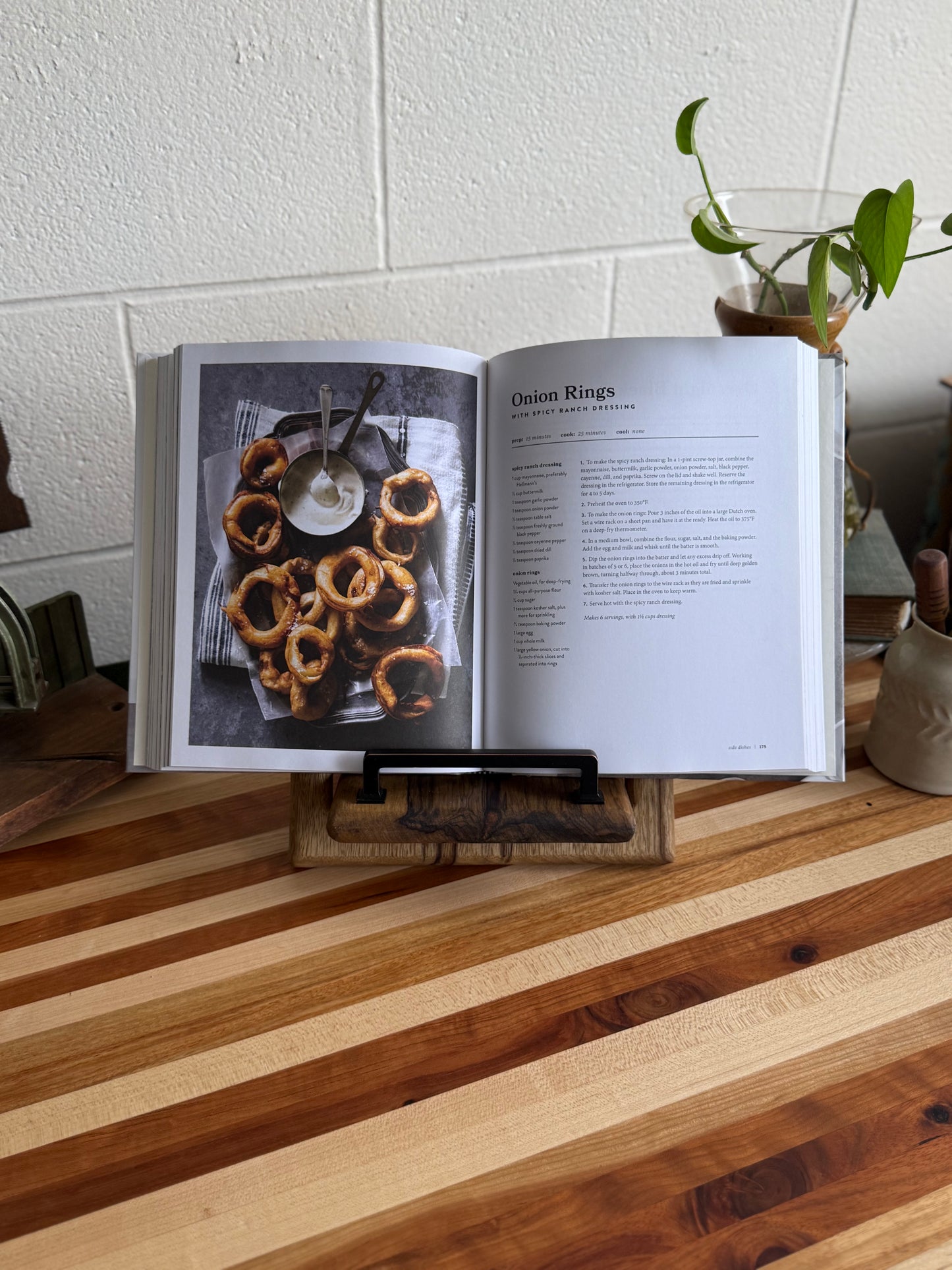 Cookbook Holder - Black Limba