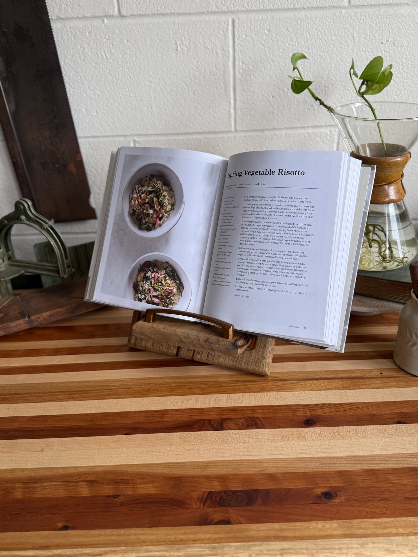 Cookbook Holder - Black Limba