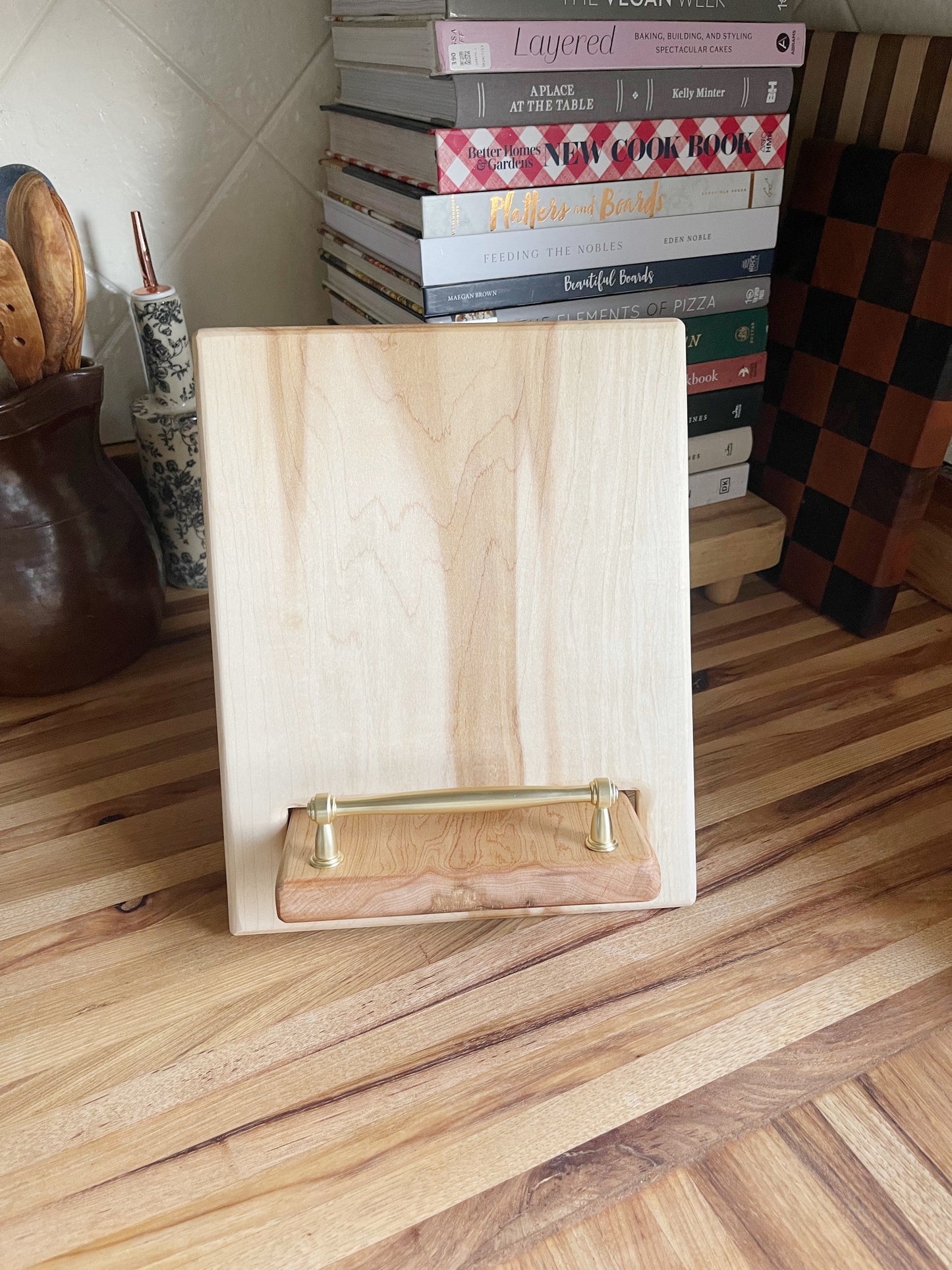 Maple Cookbook Holder