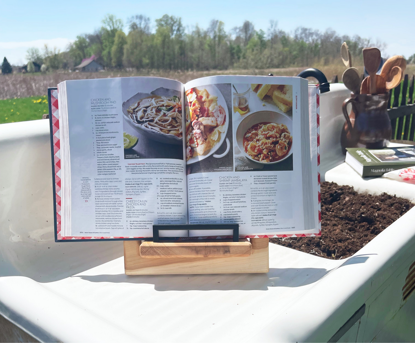 Cookbook Holder - Maple