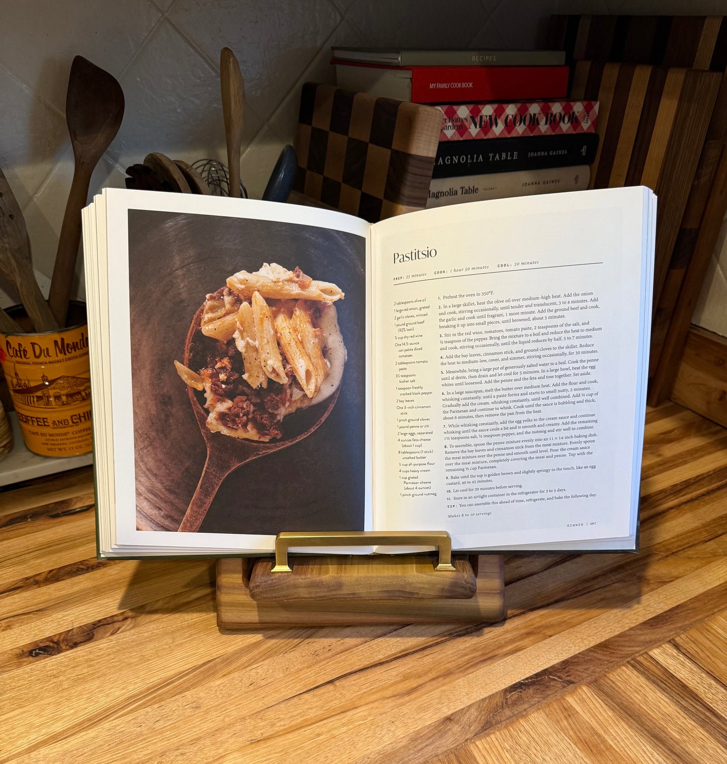 Rainbow Poplar Cookbook Holder