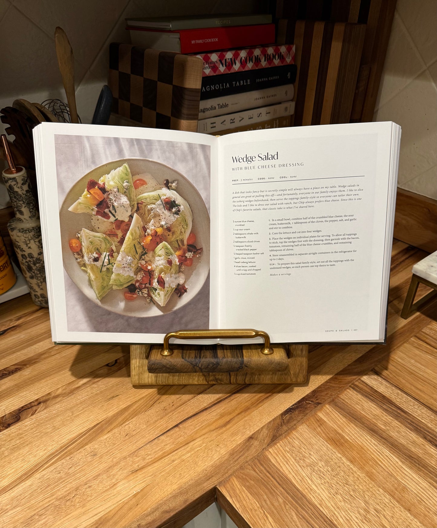 Black Limba Cookbook Holder