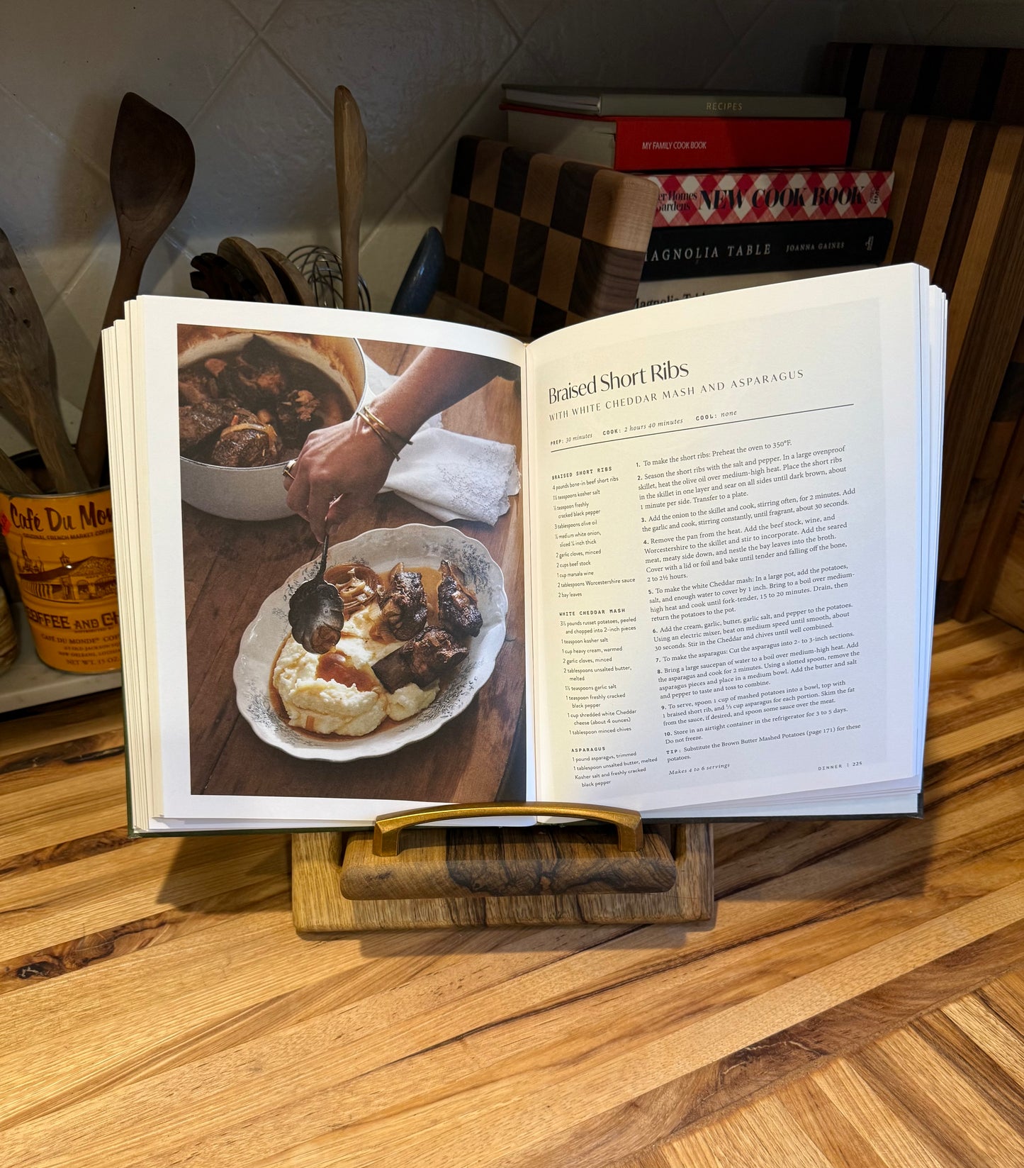 Black Limba Cookbook Holder