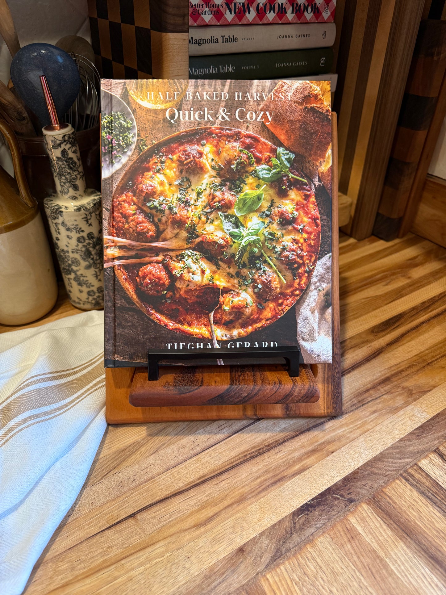 Goncalo Alves Cookbook Holder