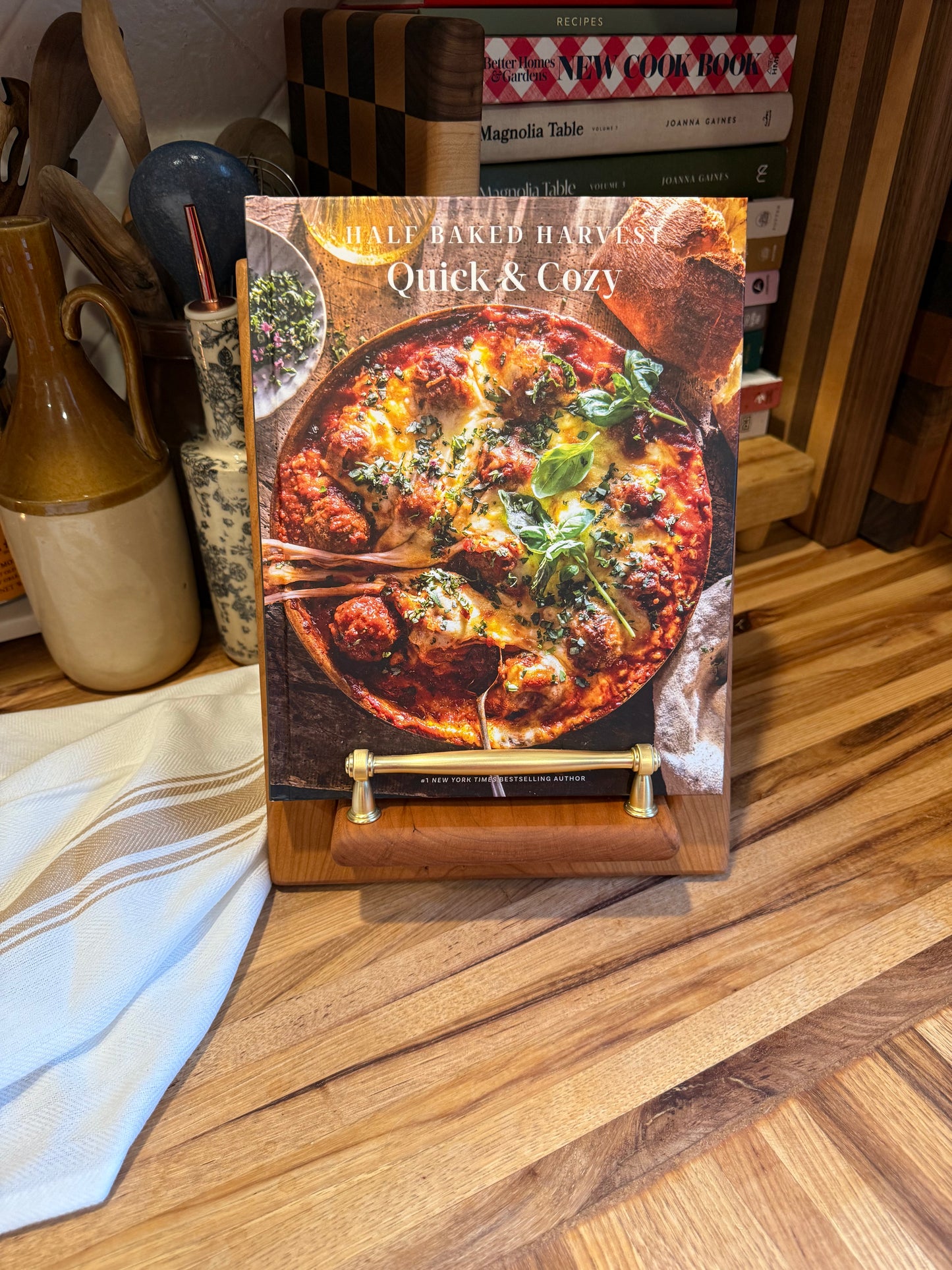 Rustic Cherry Cookbook Holder