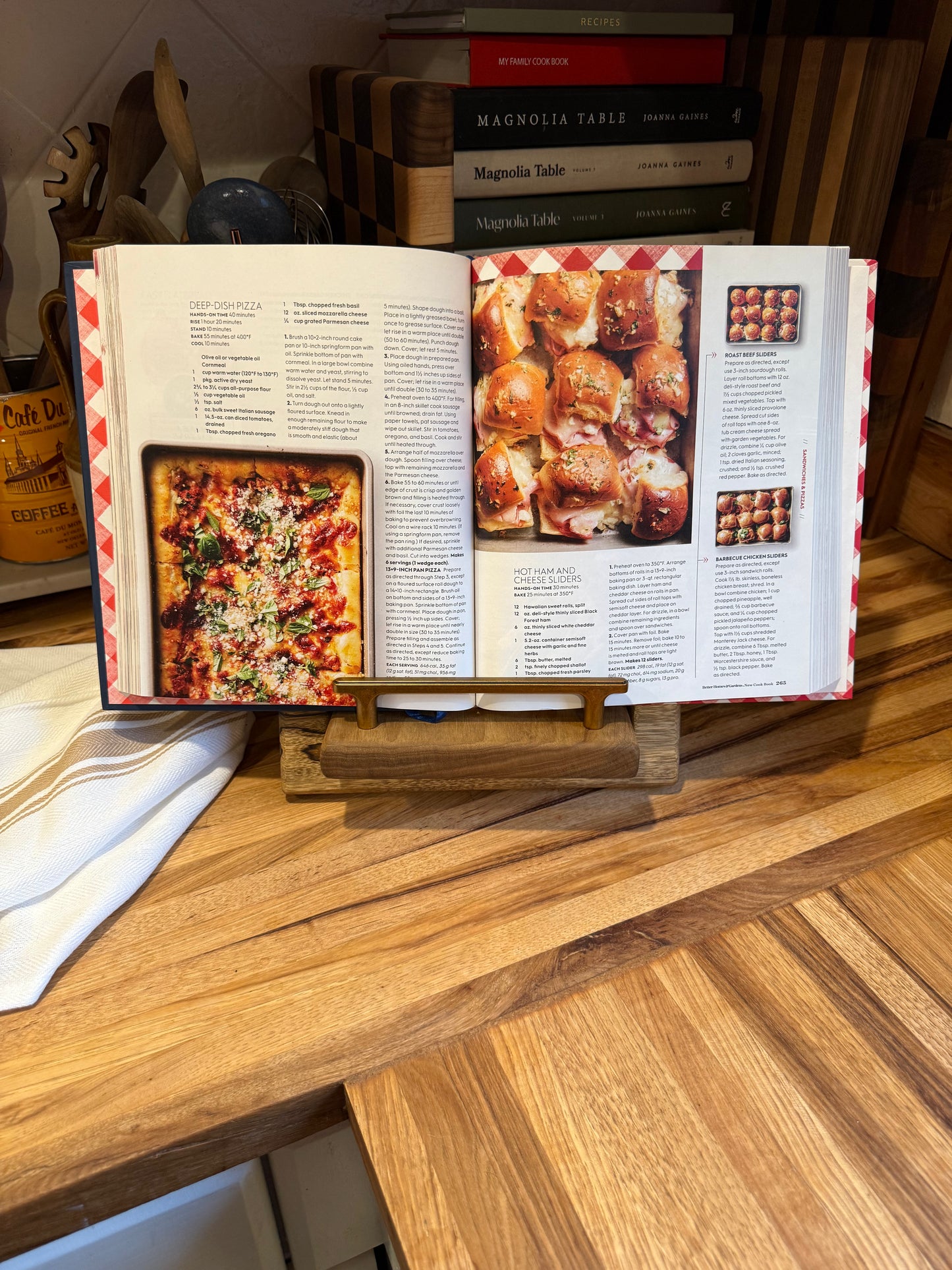 Black Limba Cookbook Holder