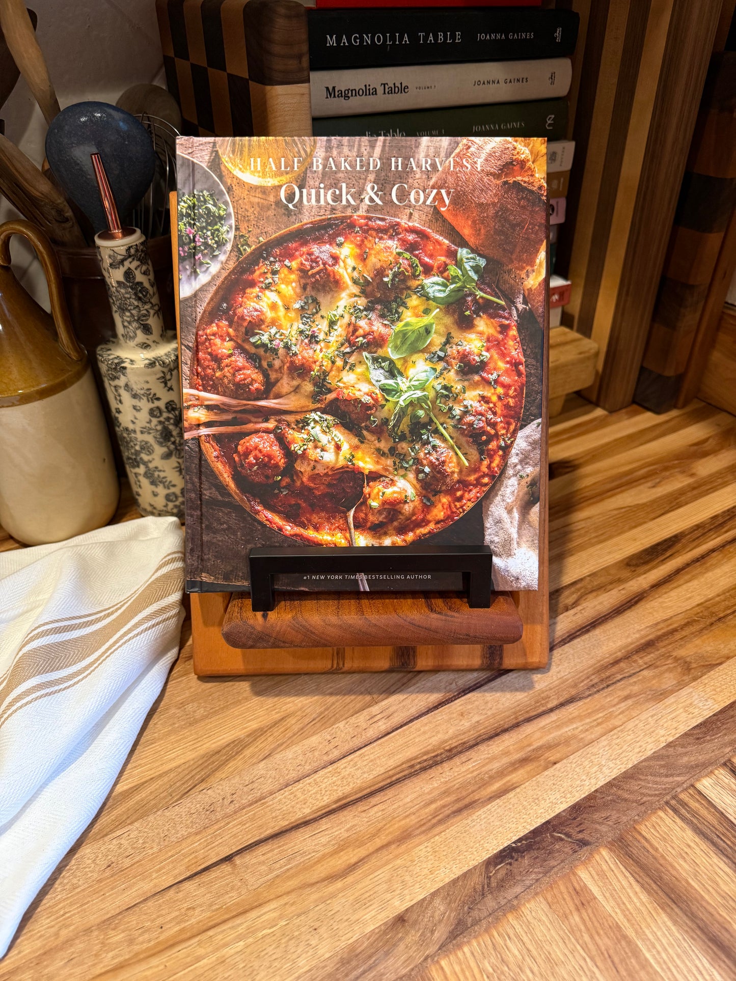 Goncalo Alves Cookbook Holder