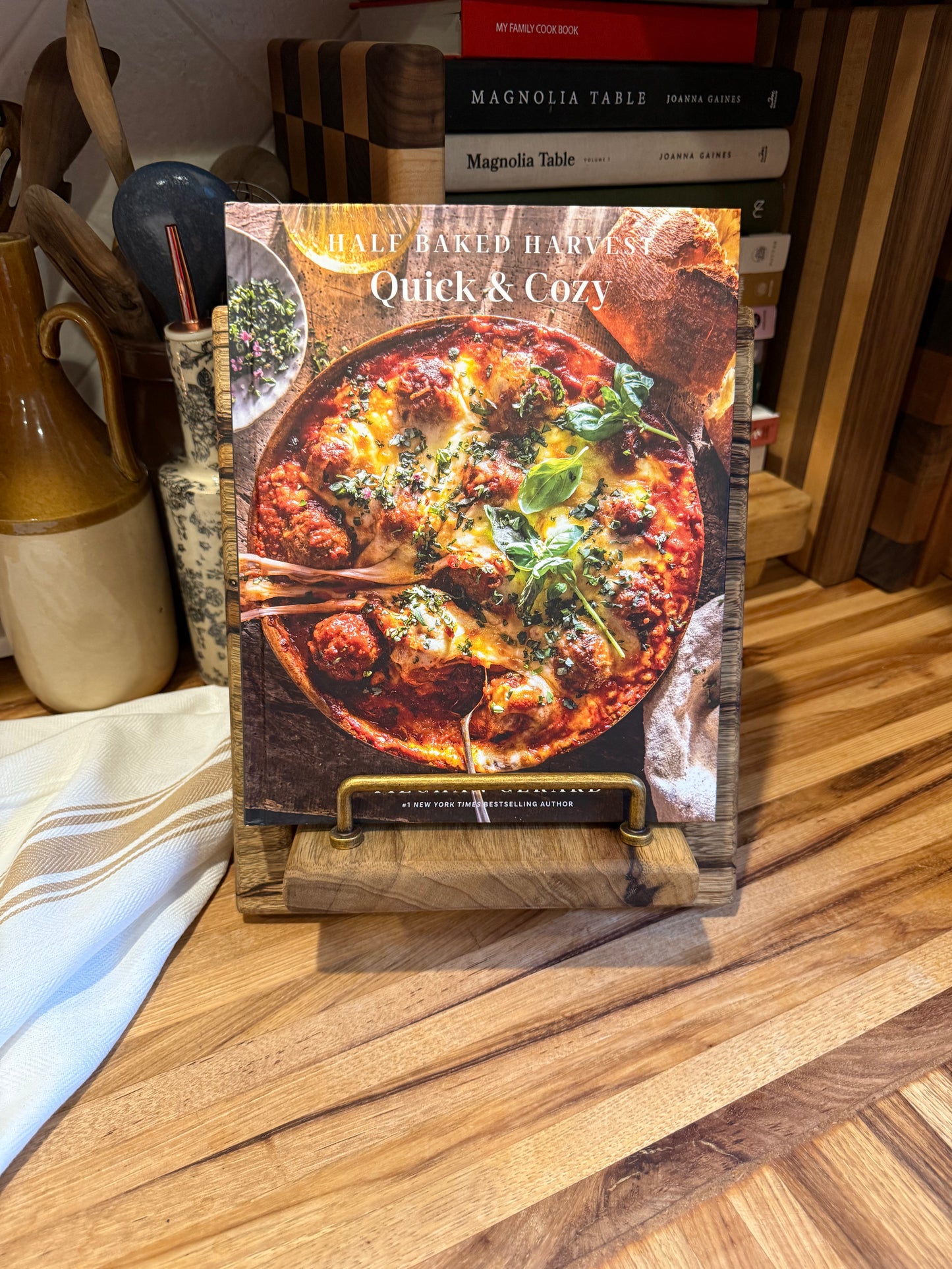 Black Limba Cookbook Holder