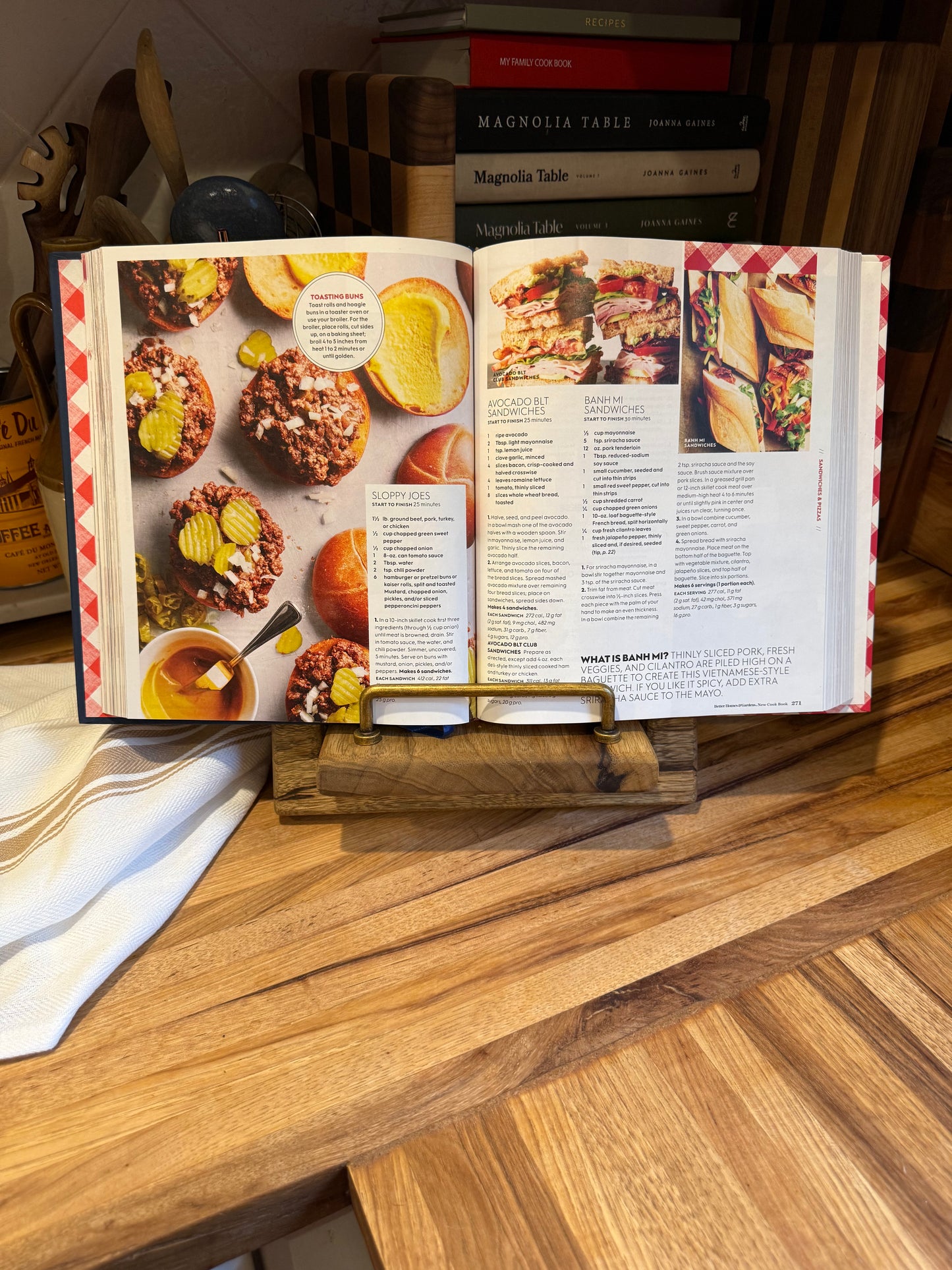 Black Limba Cookbook Holder