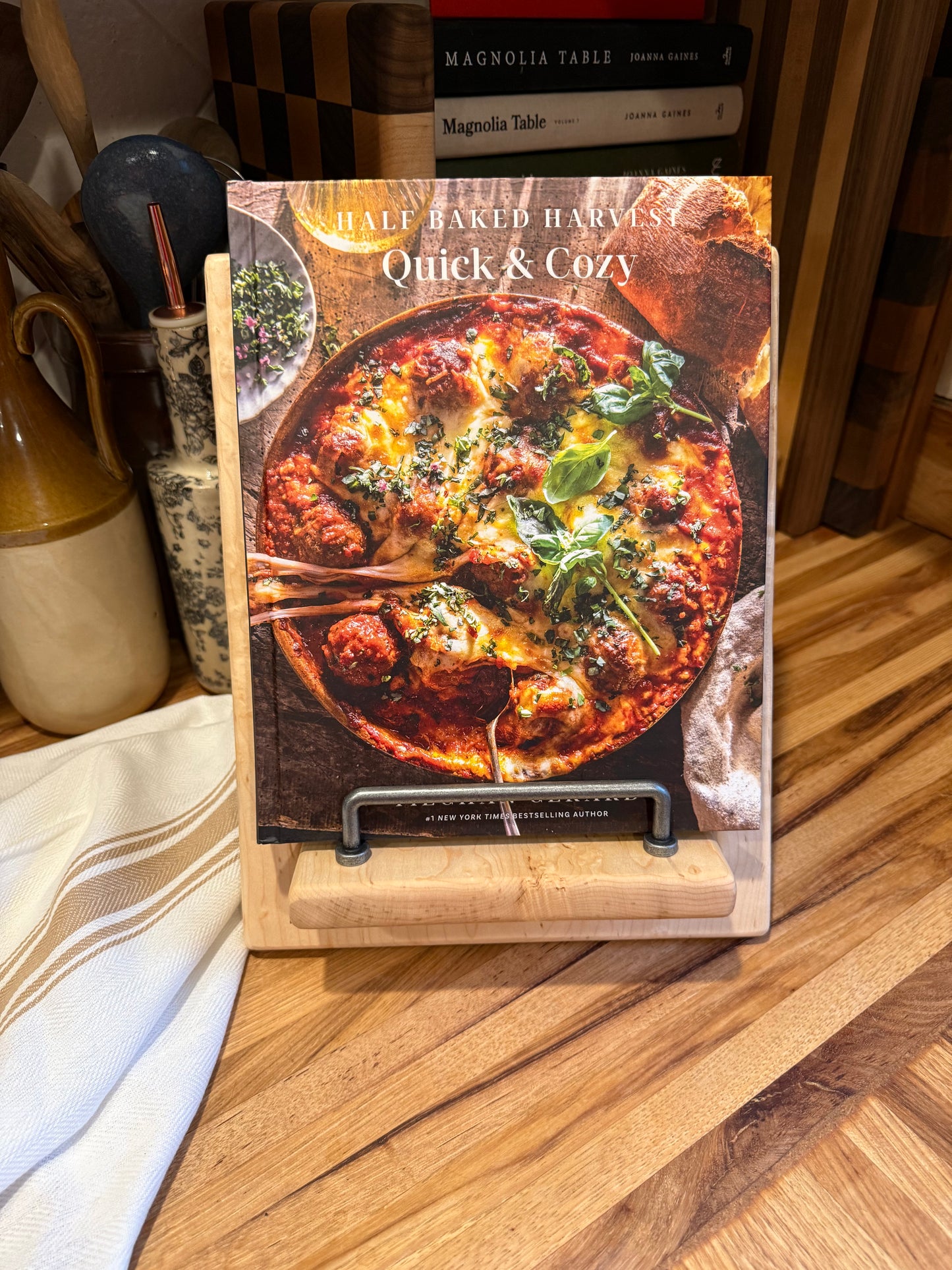 Bird’s Eye Maple Cookbook Holder