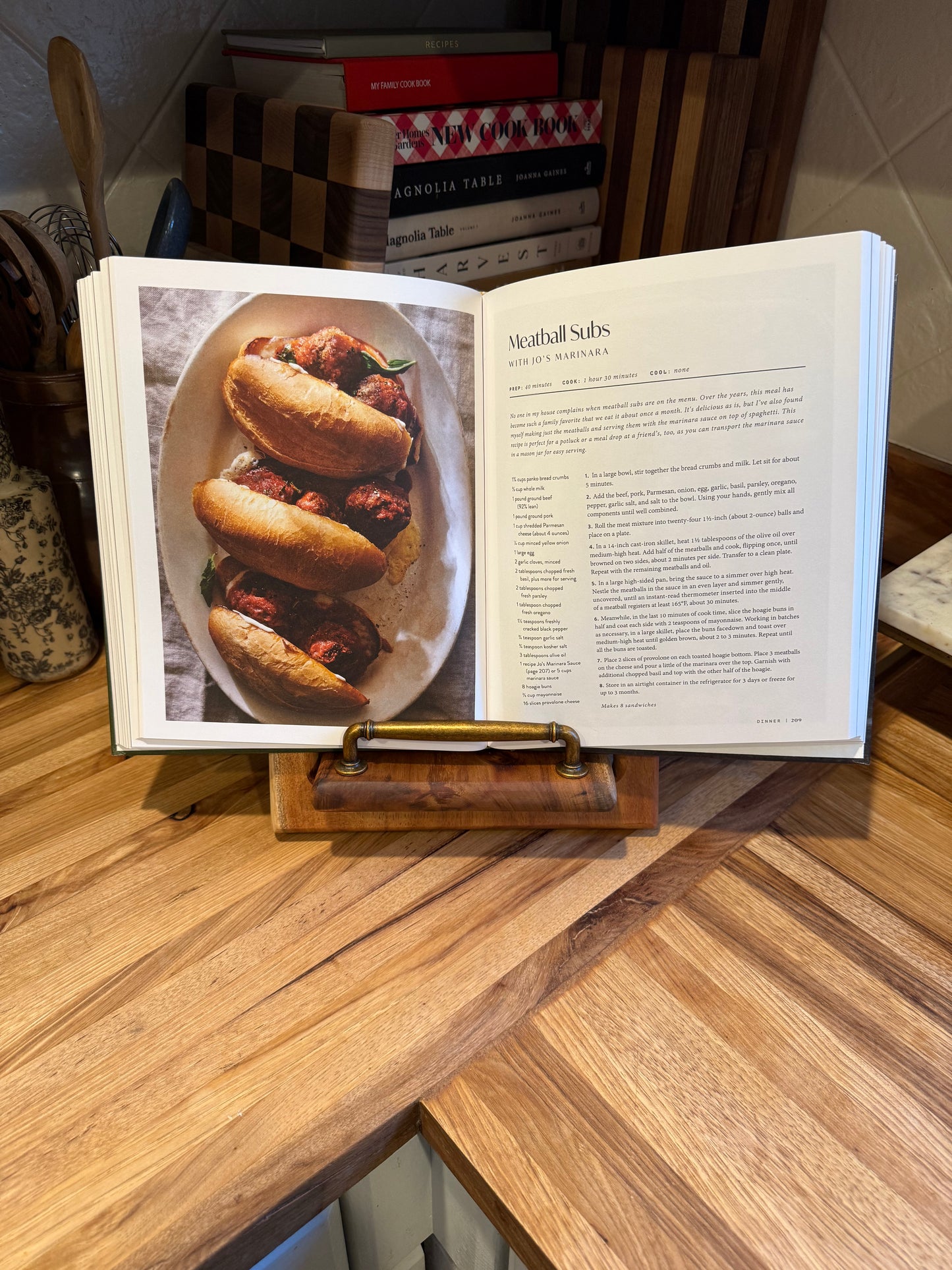 Acacia Cookbook Holder