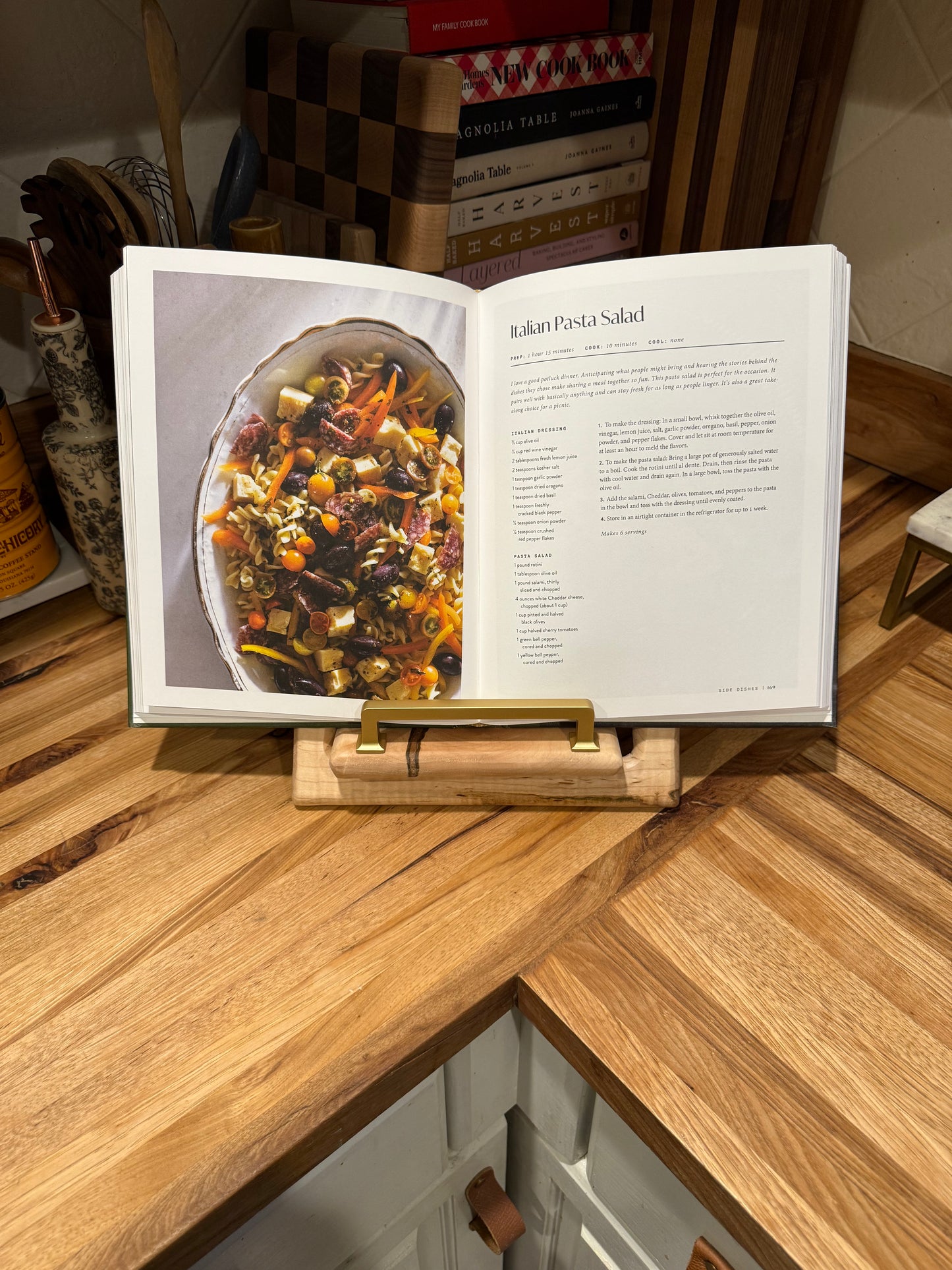 Quilted Ambrosia Maple Cookbook Holder