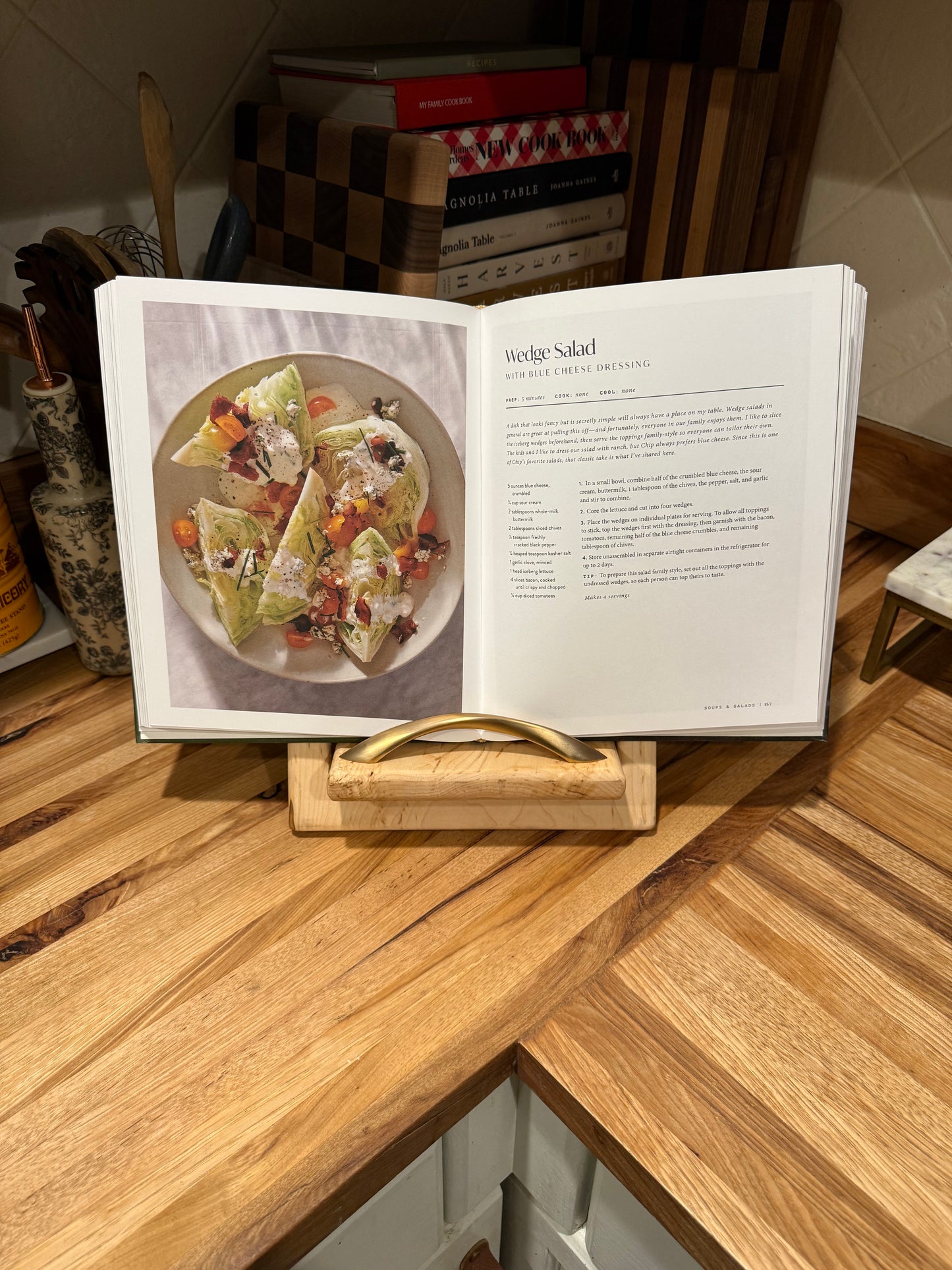 Bird’s Eye Maple Cookbook Holder