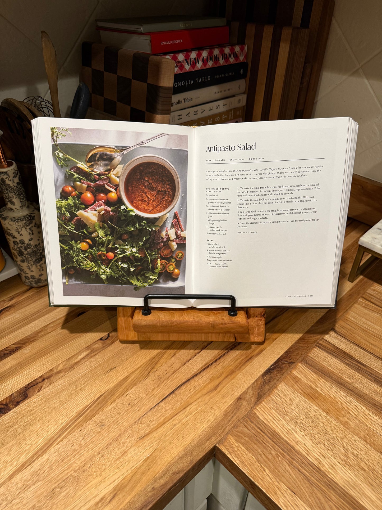 Rustic Cherry Cookbook Holder