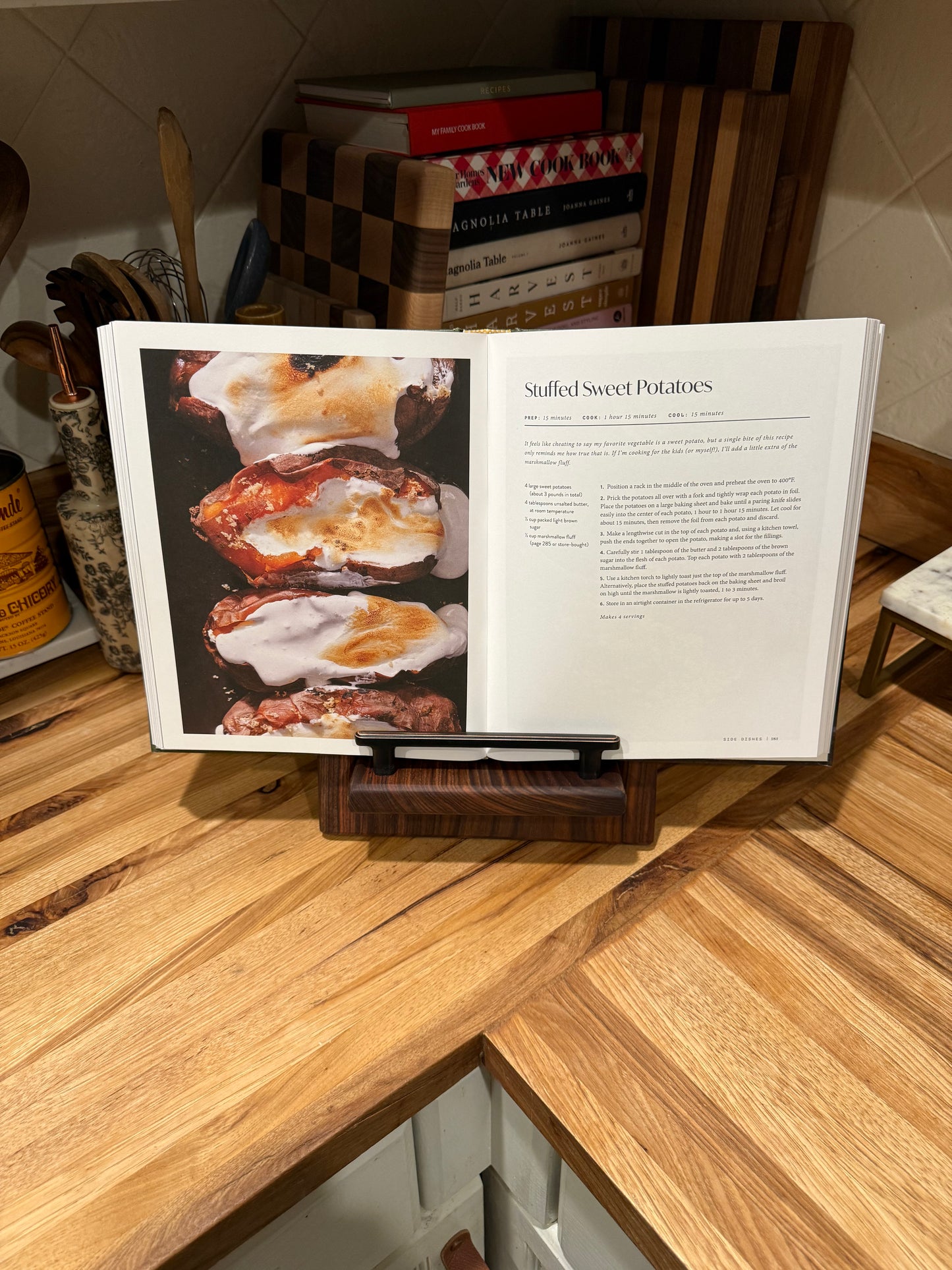 Bolivian Rosewood Cookbook Holder