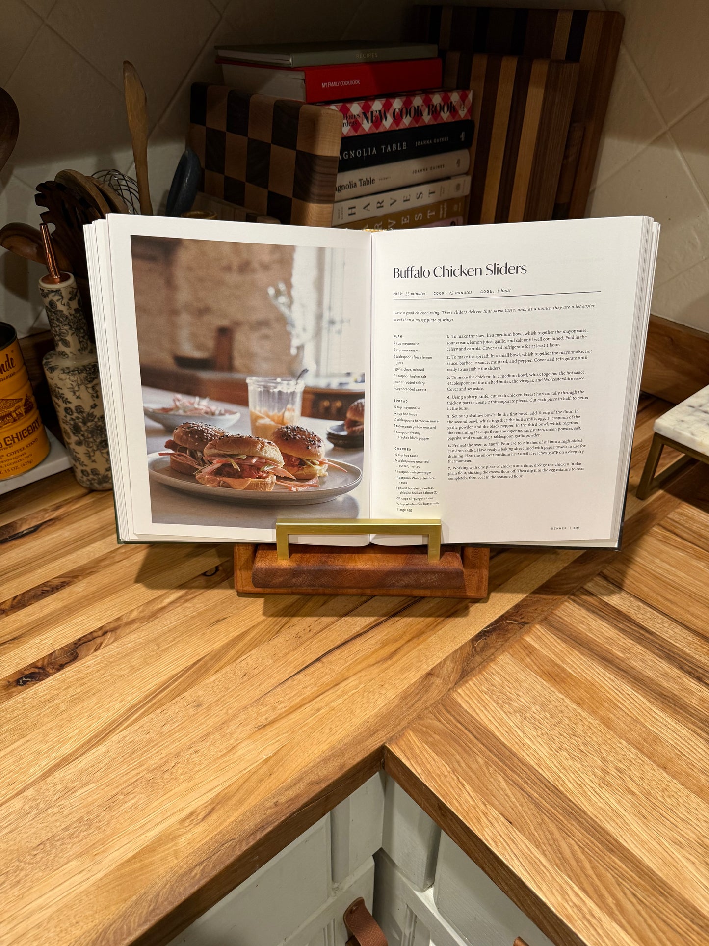 Mahogany Cookbook Holder