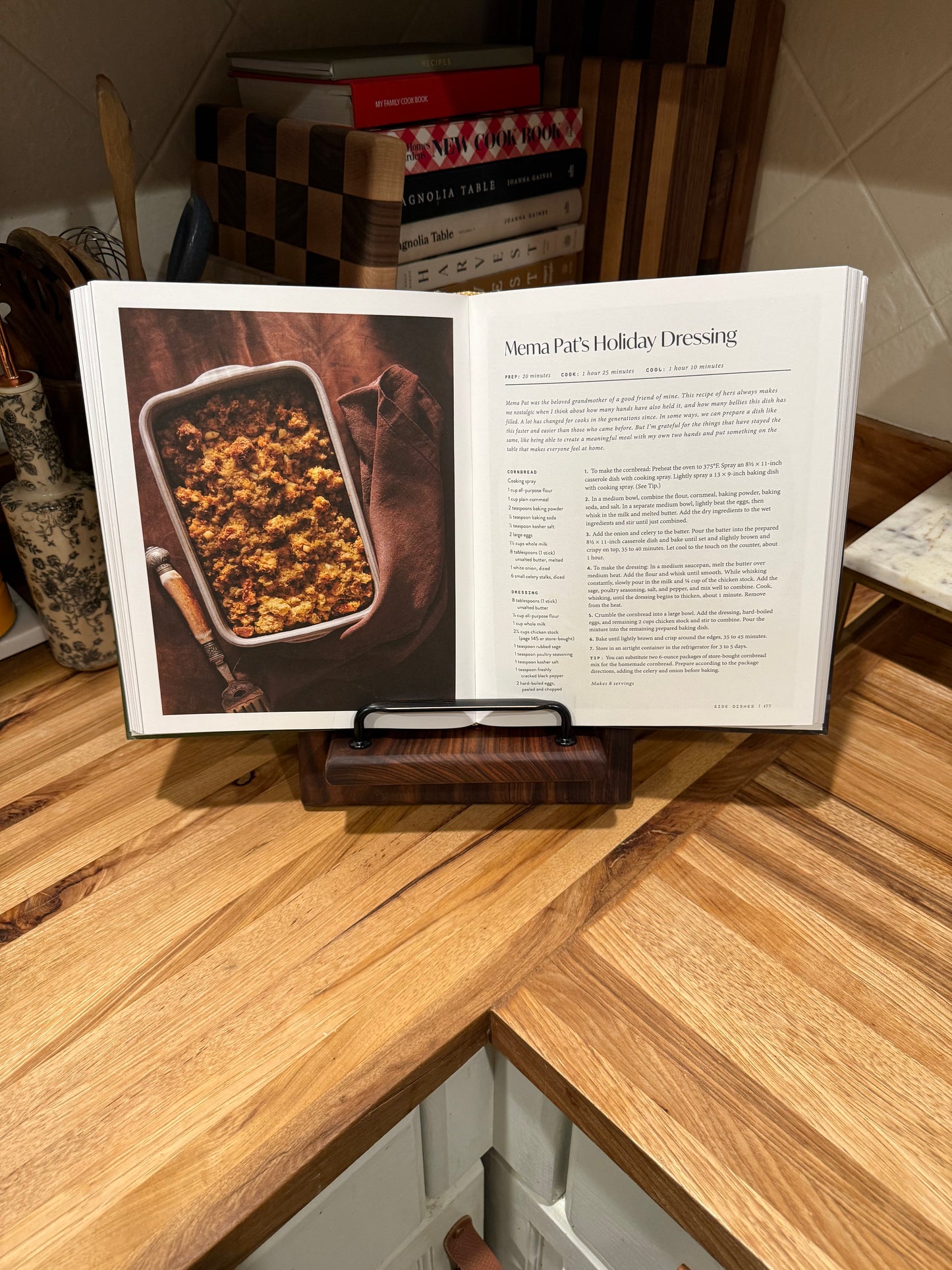 Bolivian Rosewood Cookbook Holder