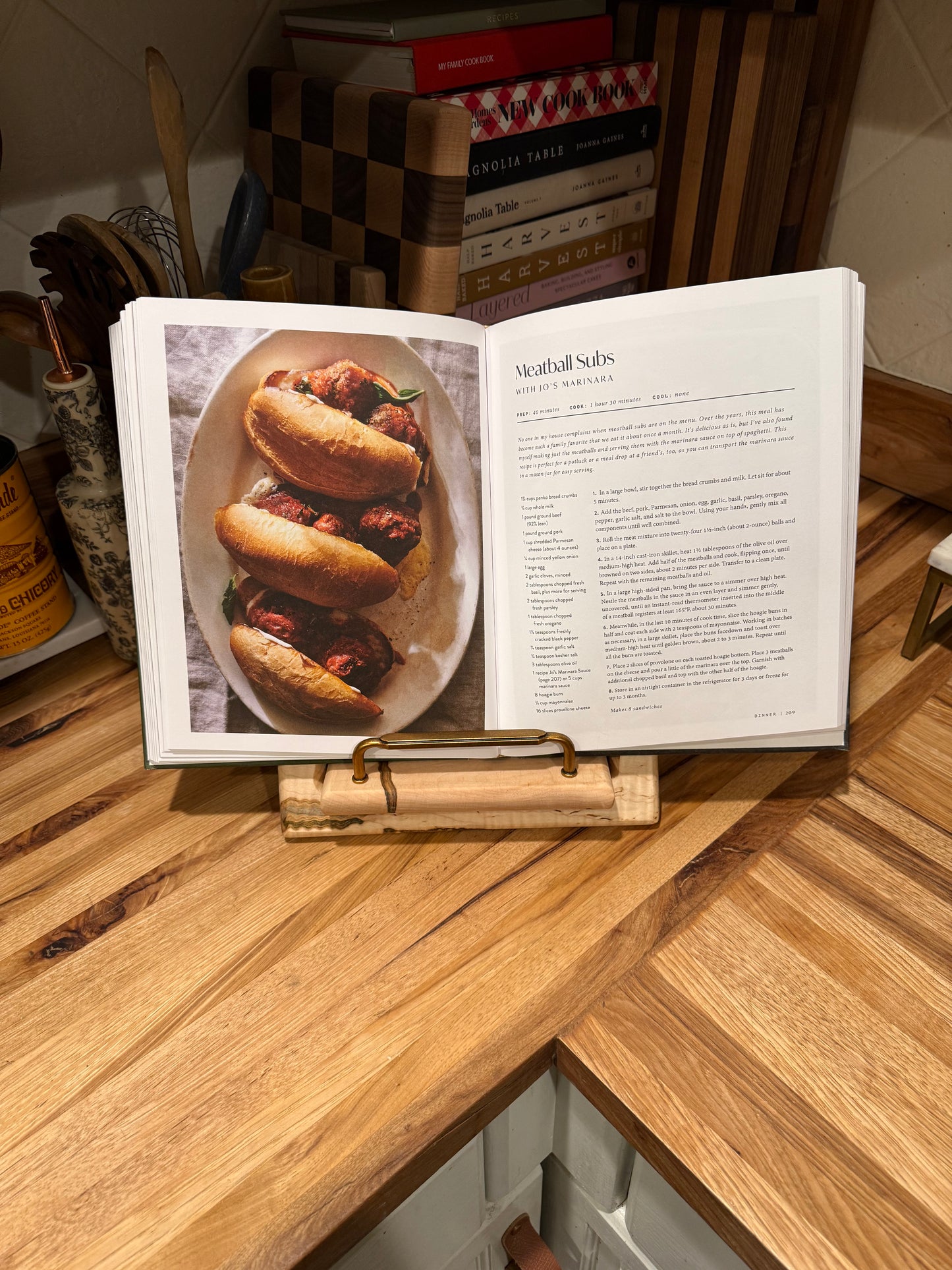 Quilted Ambrosia Maple Cookbook Holder