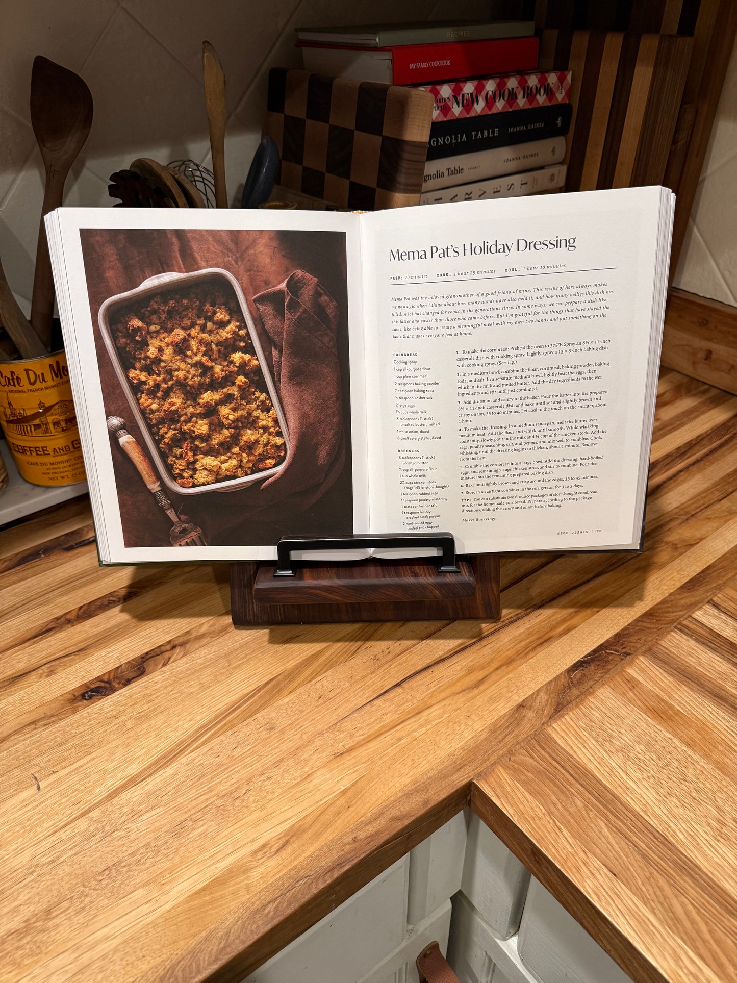 Bolivian Rosewood Cookbook Holder