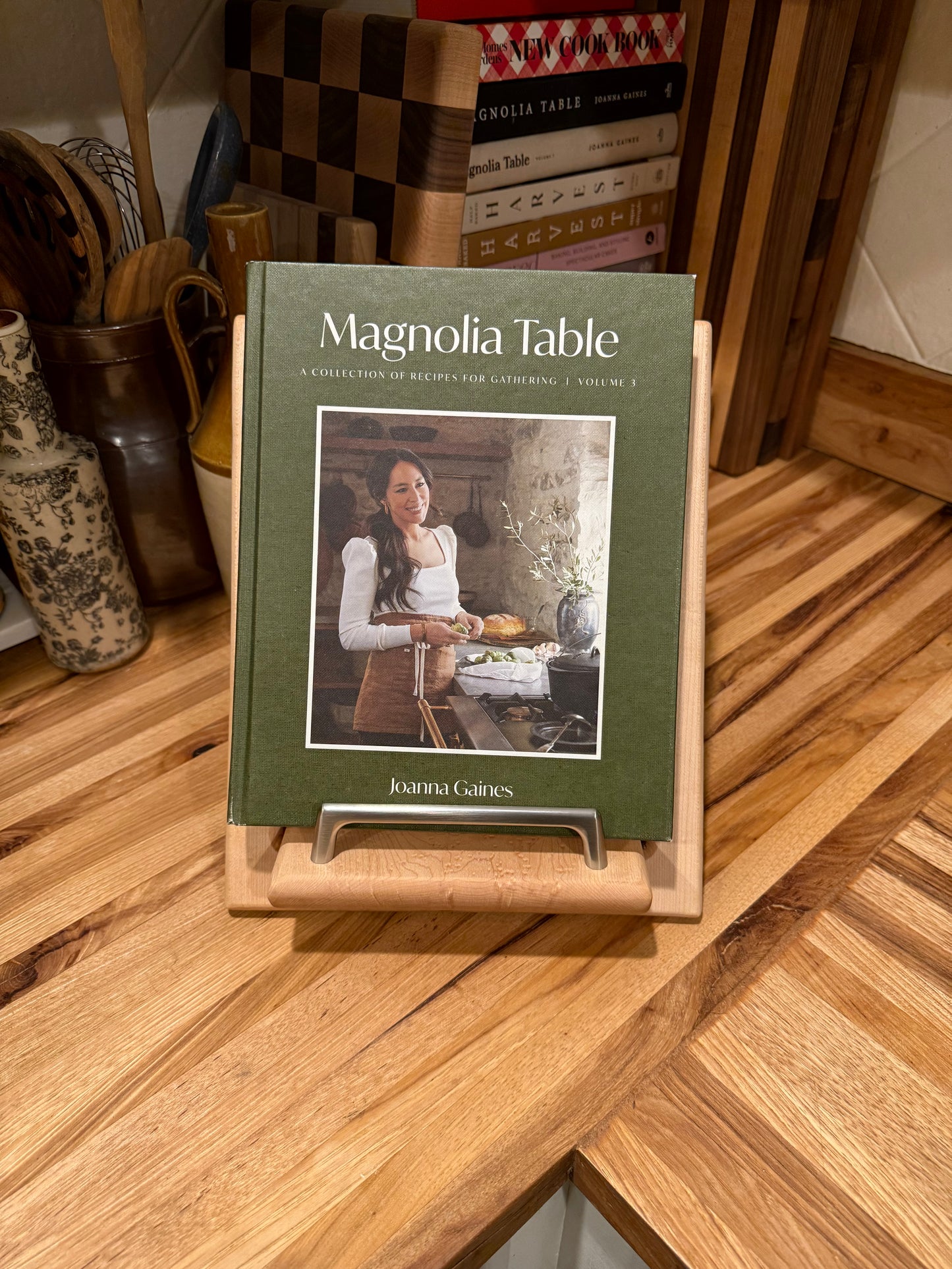 Bird’s Eye Maple Cookbook Holder