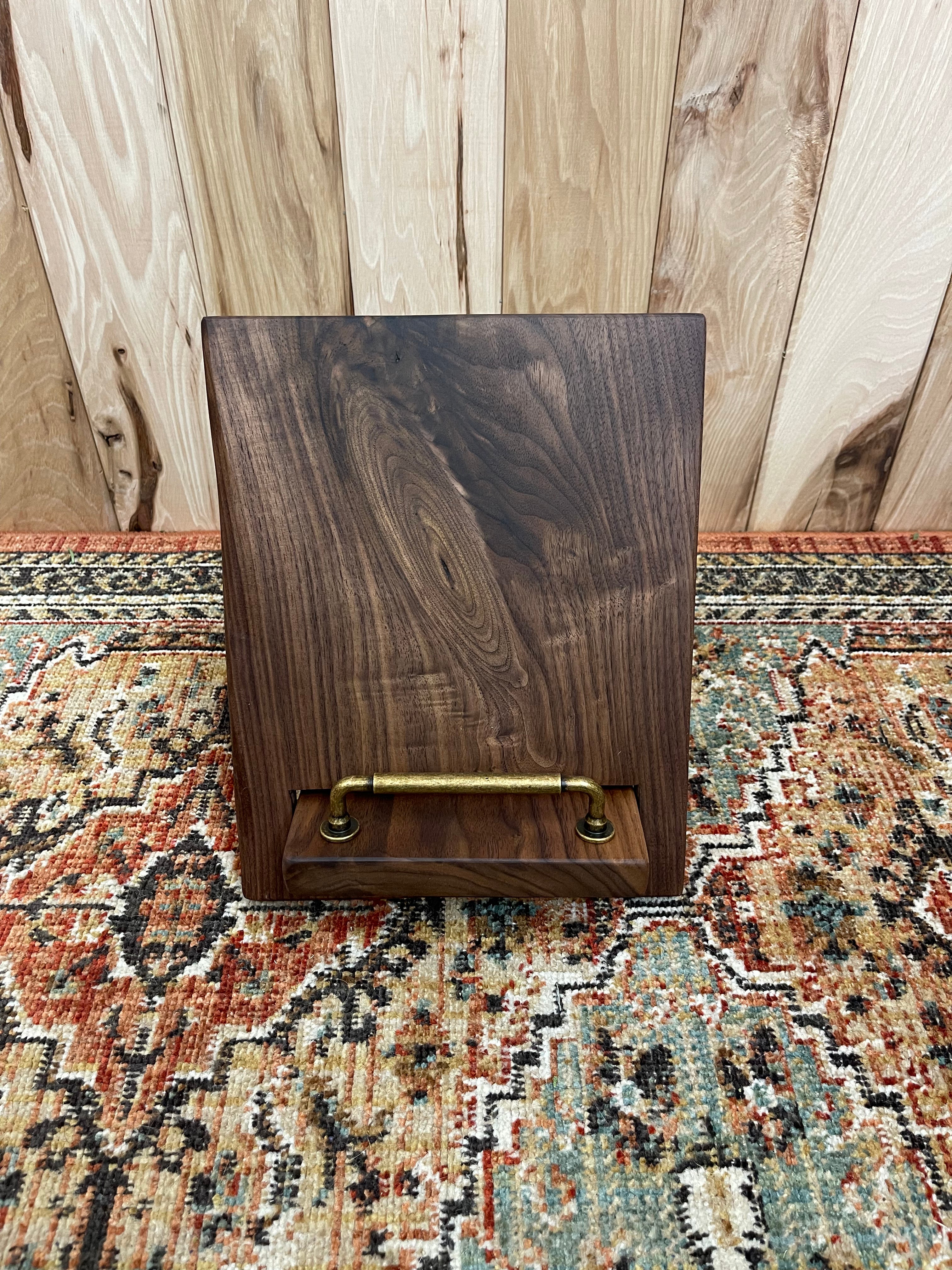 Walnut Cookbook Stand – derekjameswoodworking