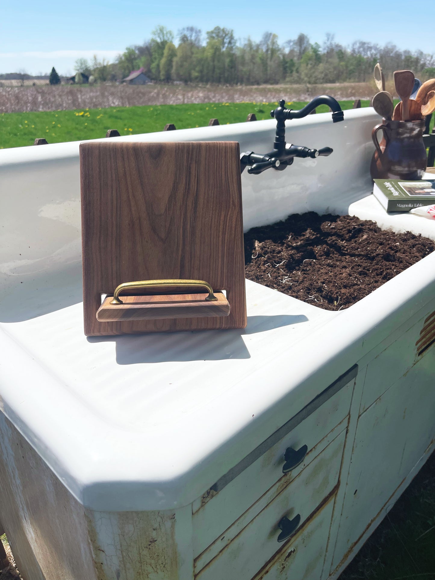 Cookbook Holder - Walnut