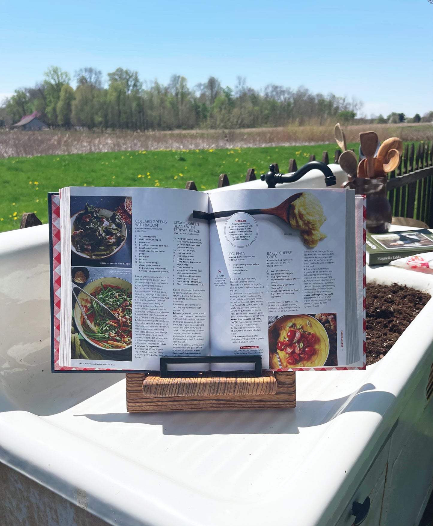 Cookbook Holder - Zebrawood