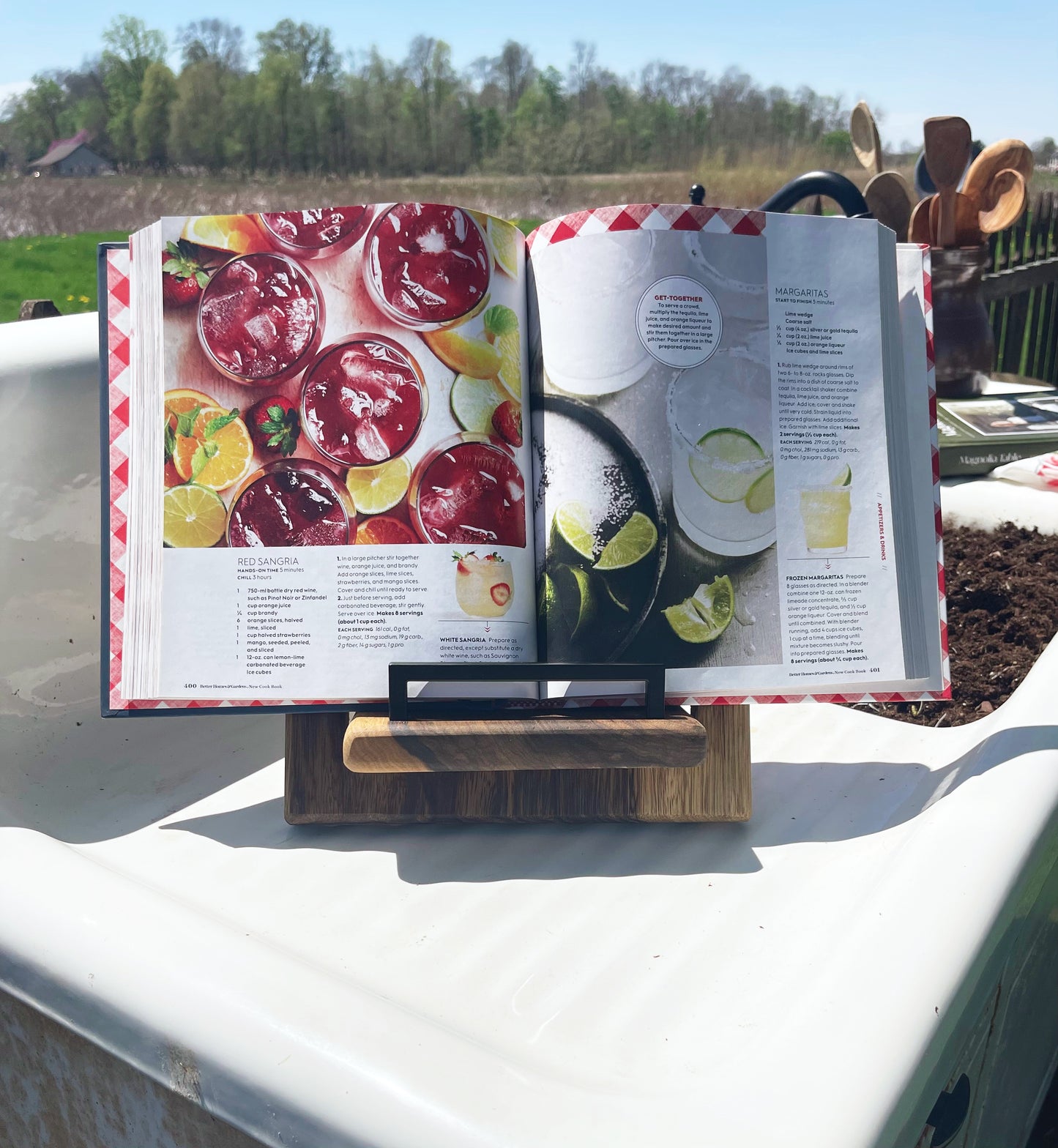 Cookbook Holder - Black Limba