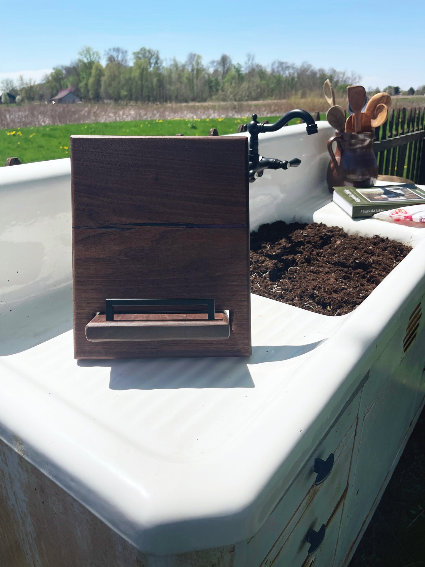 Cookbook Holder - Walnut
