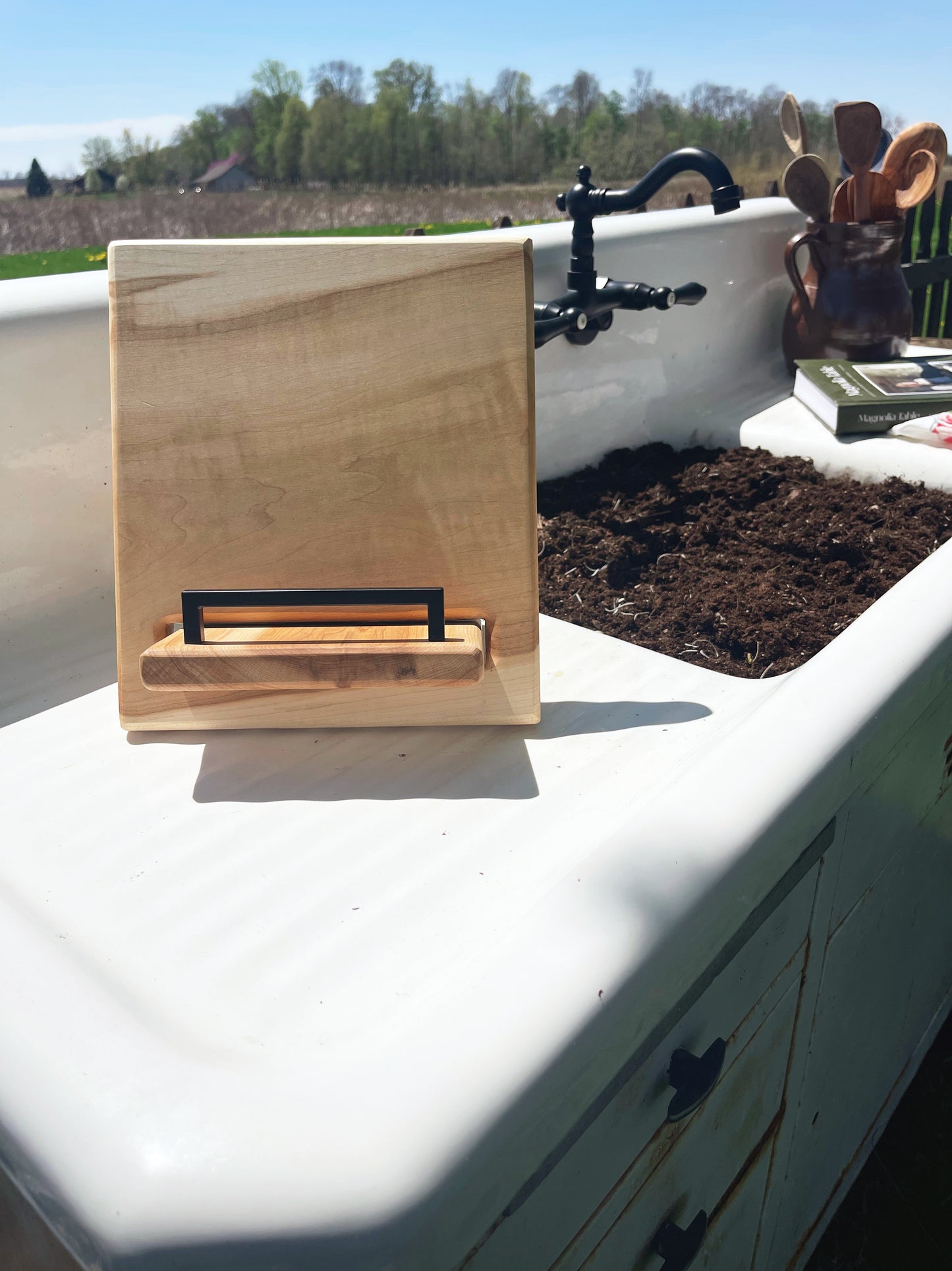 Cookbook Holder - Maple