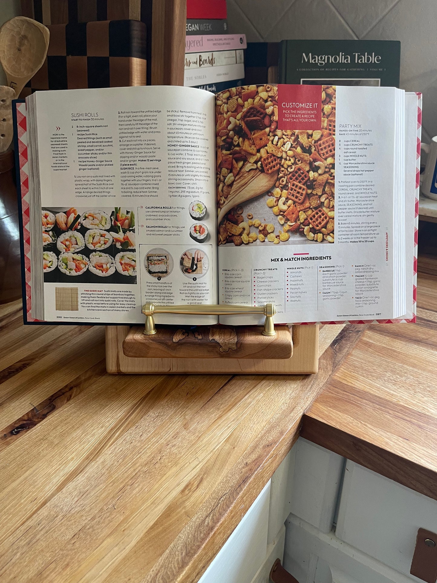 Spalted Maple Cookbook Holder