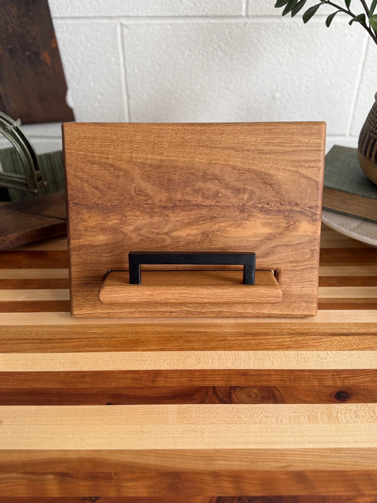 Cookbook Holder - Figured White Oak