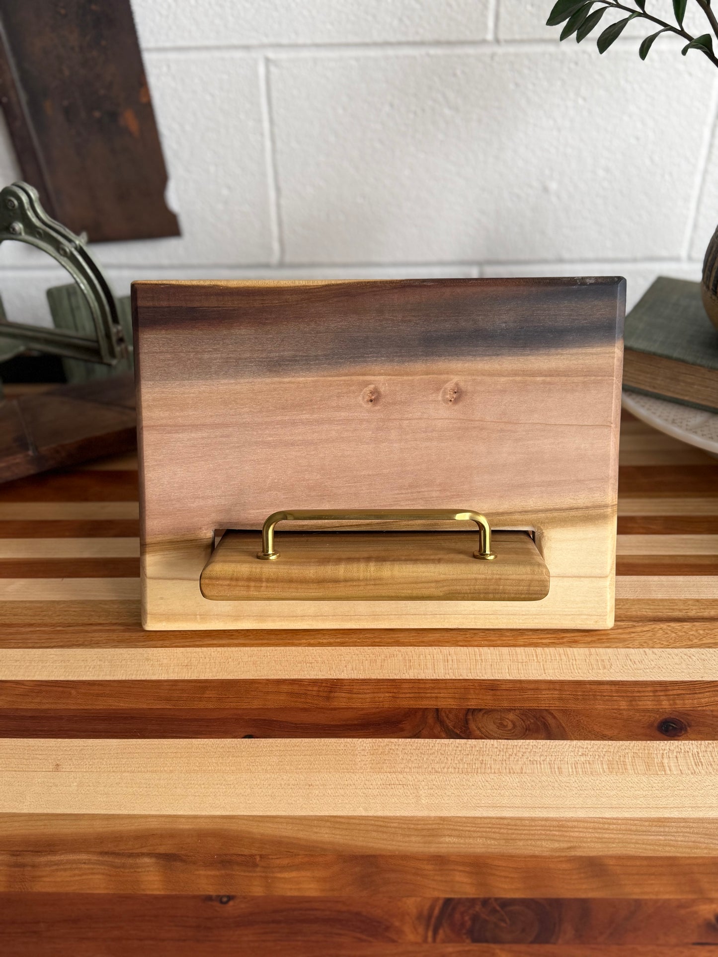 Cookbook Holder - Rainbow Poplar