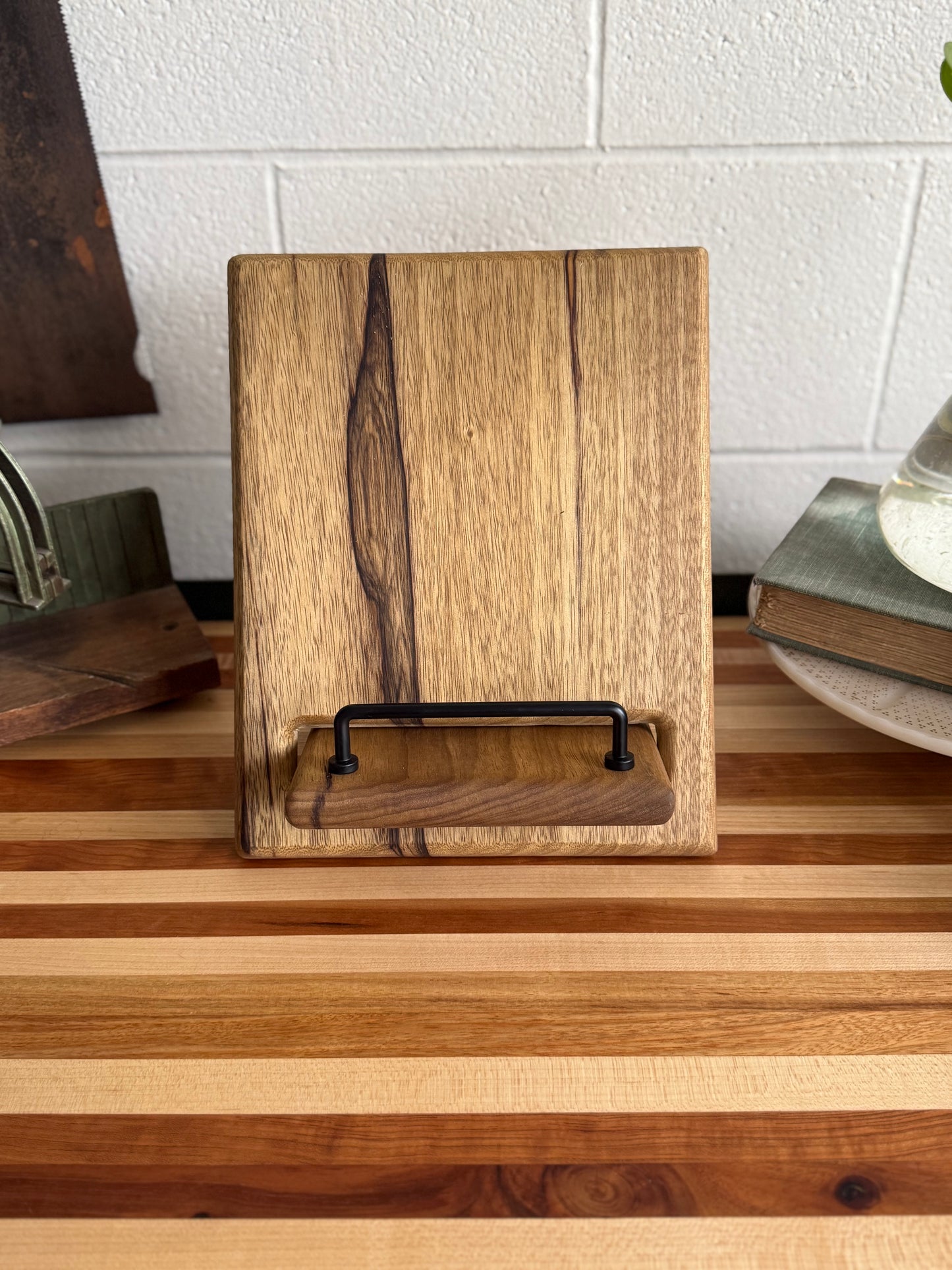 Cookbook Holder - Black Limba