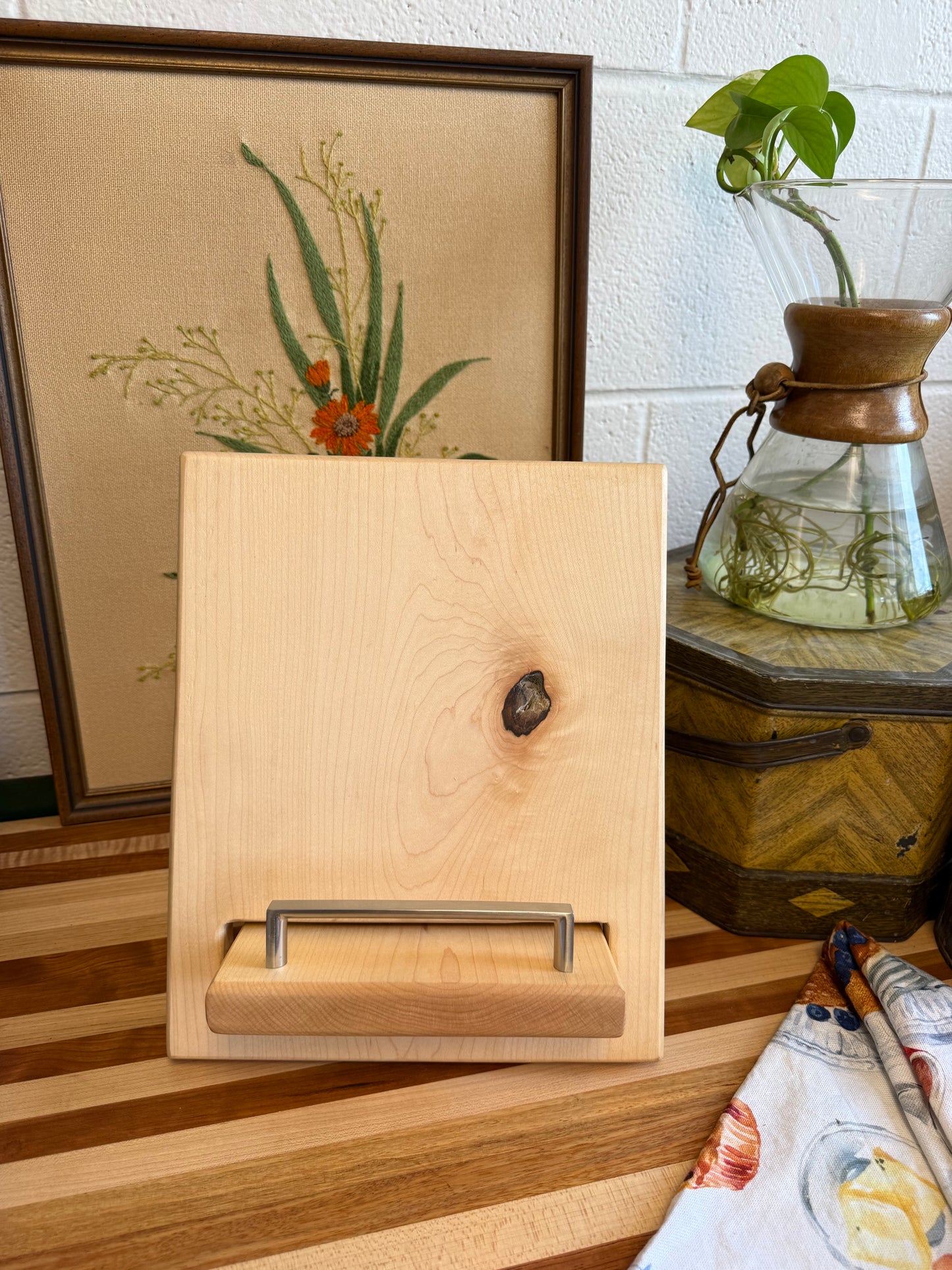 Cookbook Holder - Maple