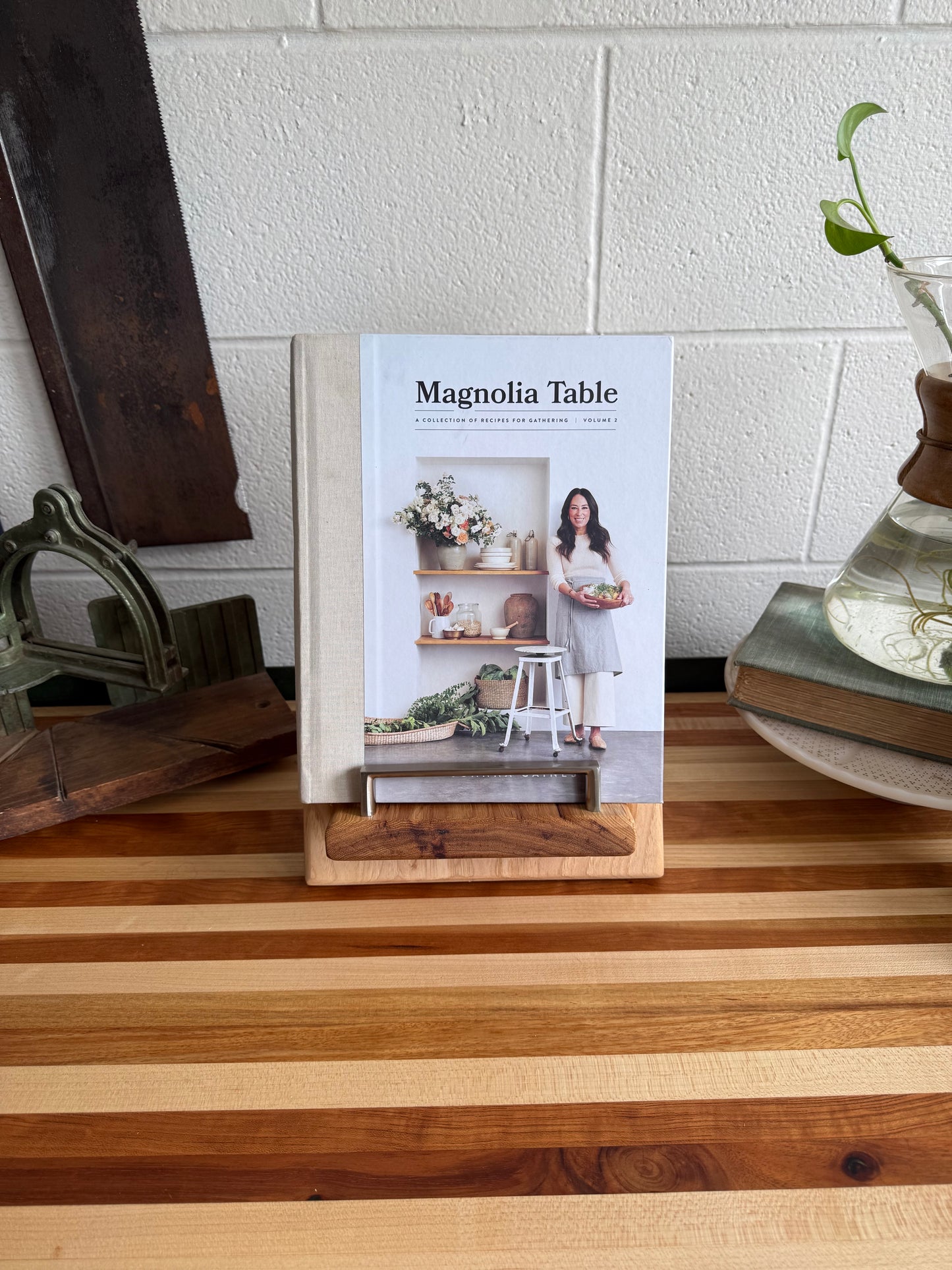 Cookbook Holder - Spalted Hickory