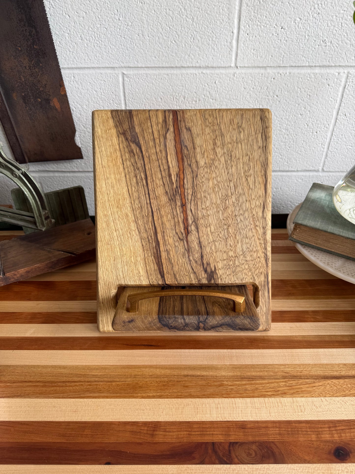 Cookbook Holder - Black Limba
