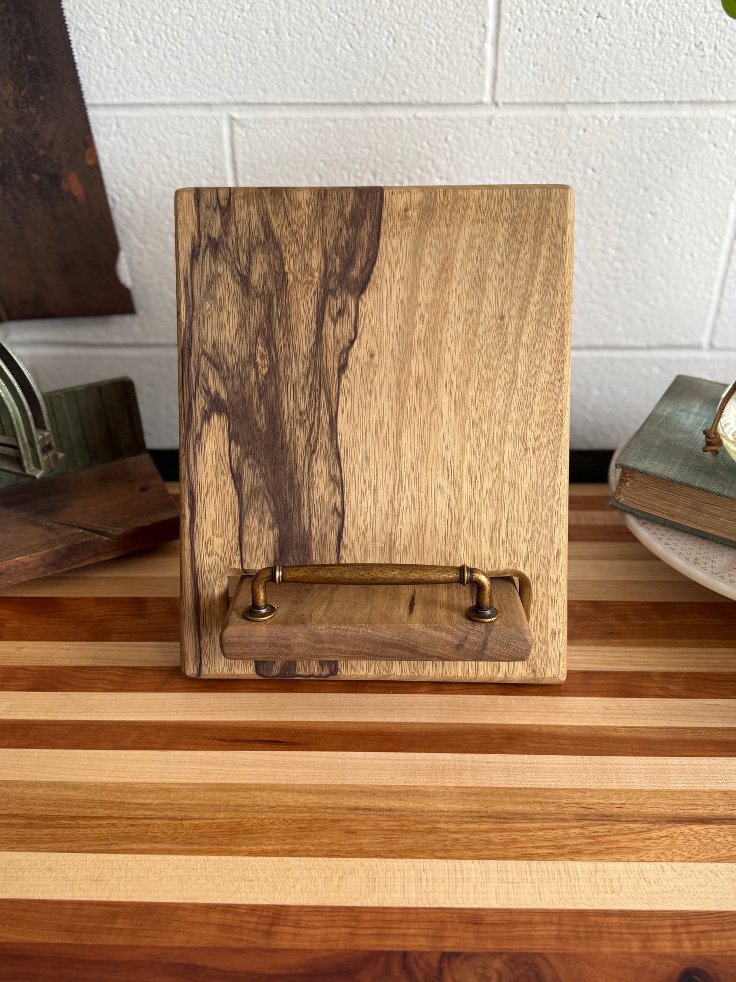 Cookbook Holder - Black Limba