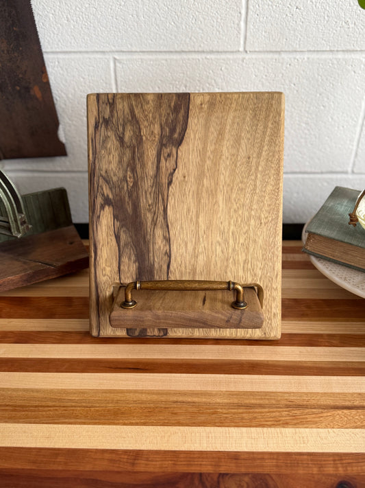 Cookbook Holder - Black Limba