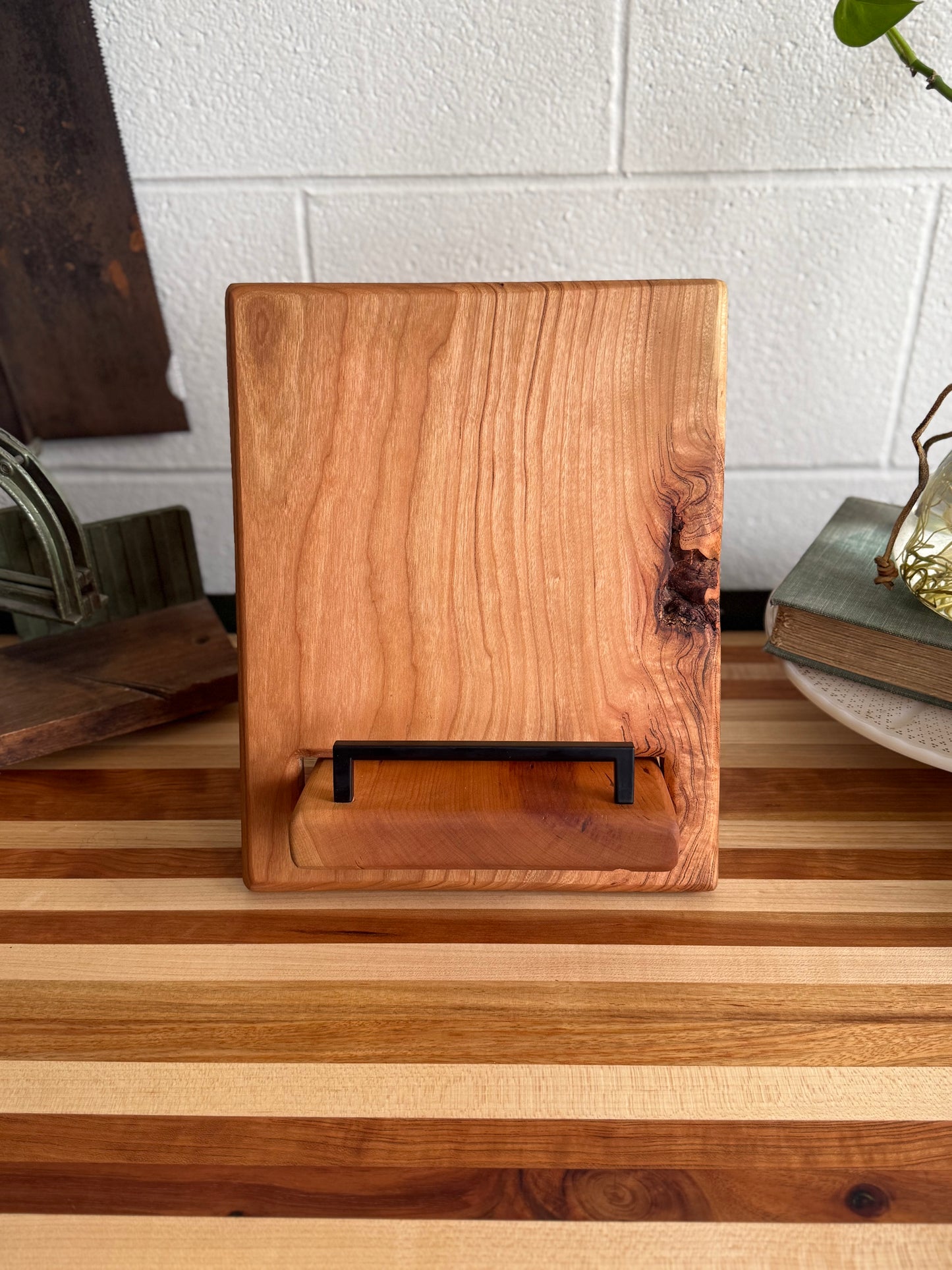 Cookbook Holder - Rustic Cherry