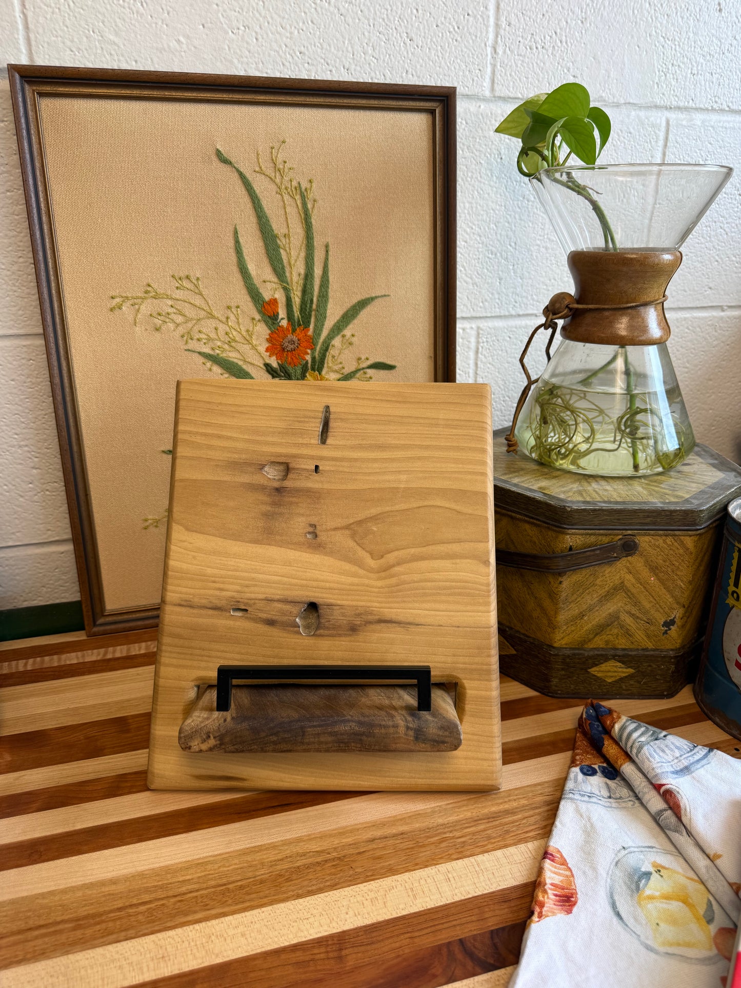 Cookbook Holder - Rainbow Poplar