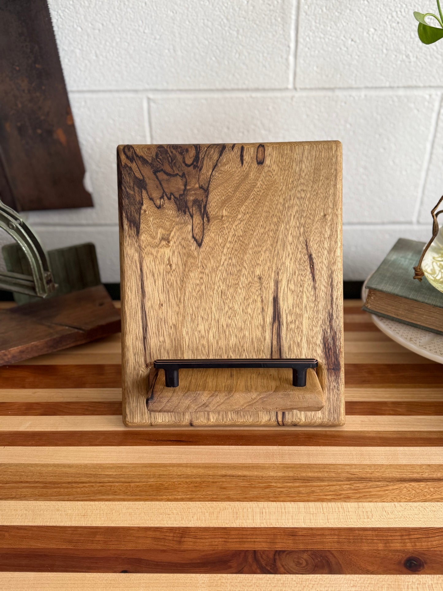 Cookbook Holder - Black Limba