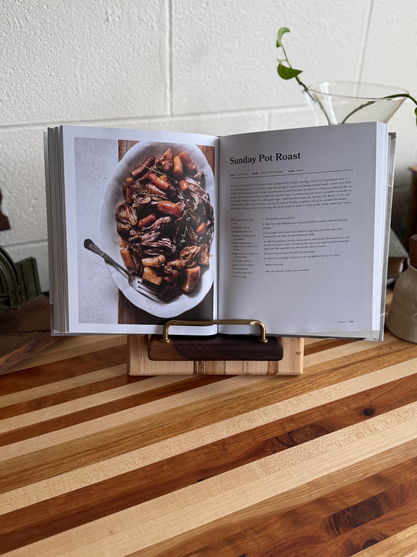 Cookbook Holder - Maple Tap