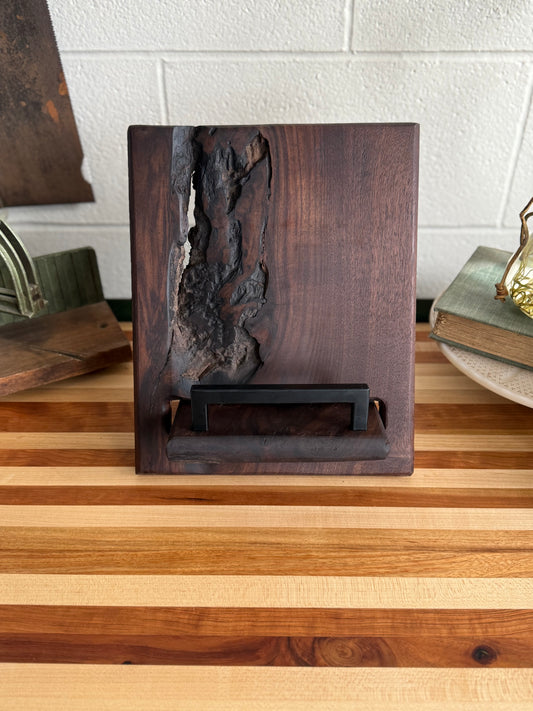 Cookbook Holder - Knotty Walnut