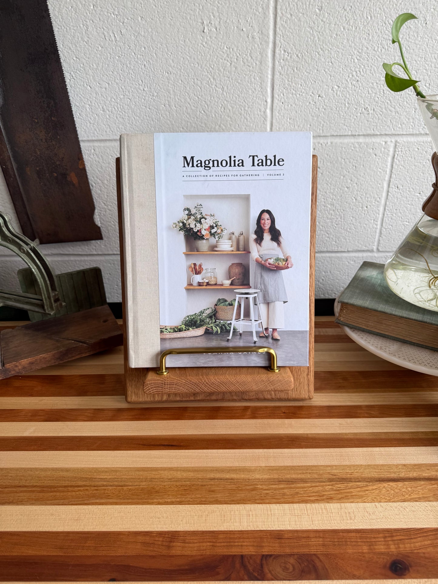 Cookbook Holder - Figured White Oak