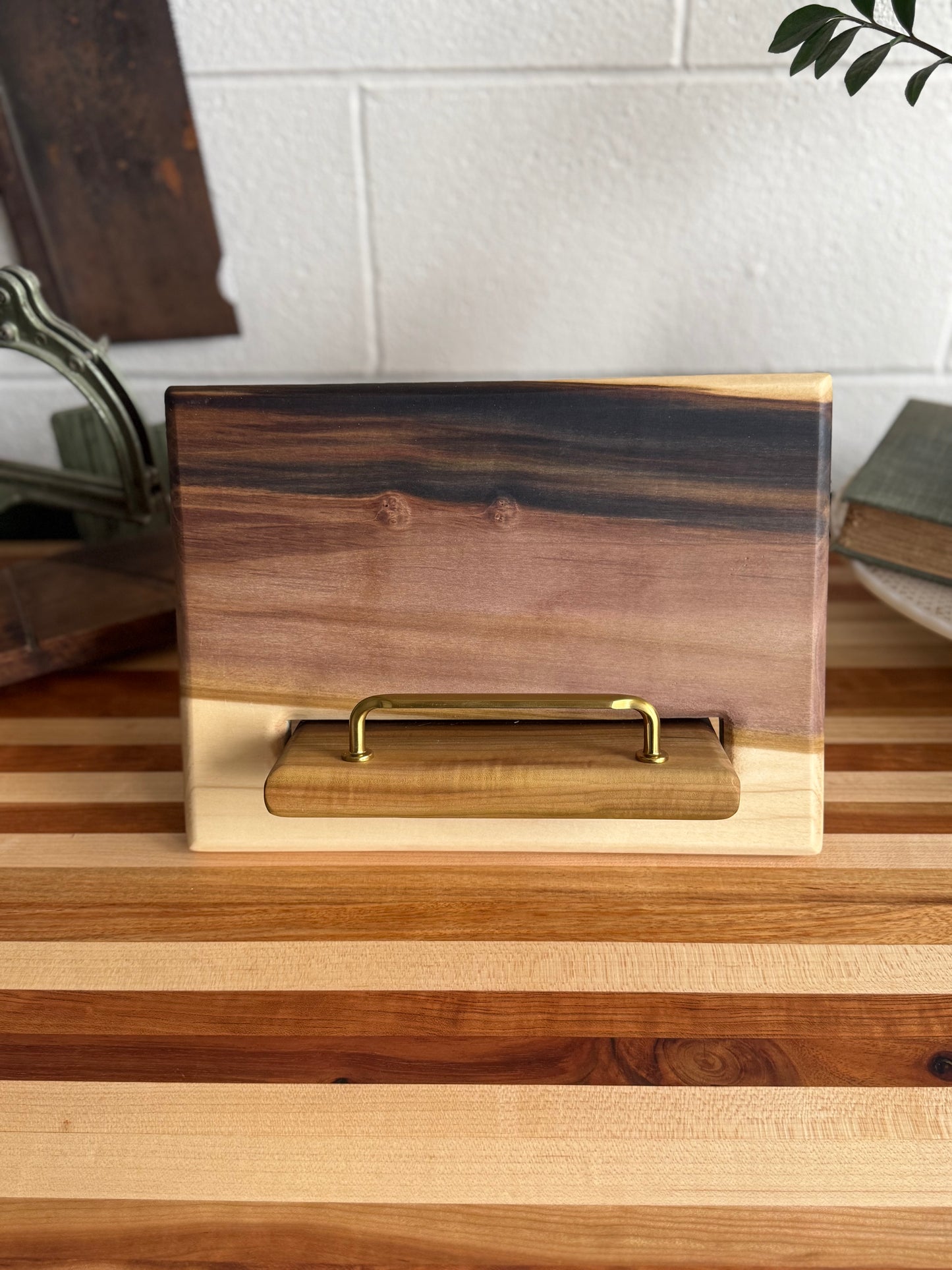 Cookbook Holder - Rainbow Poplar