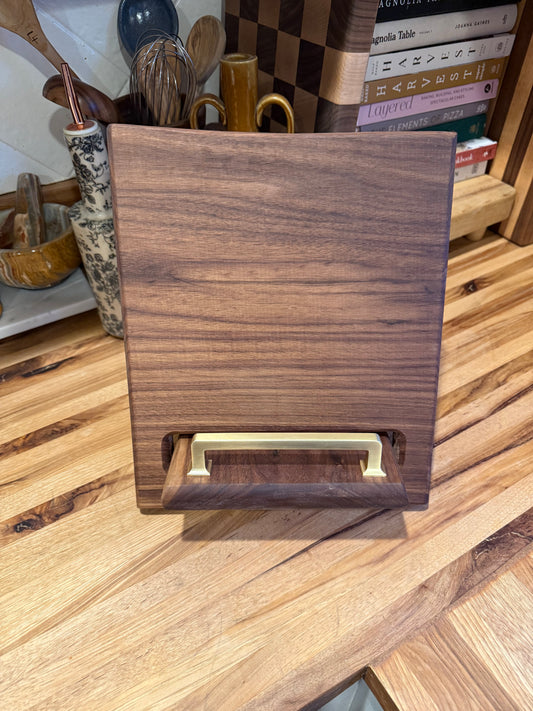 Walnut Cookbook Holder