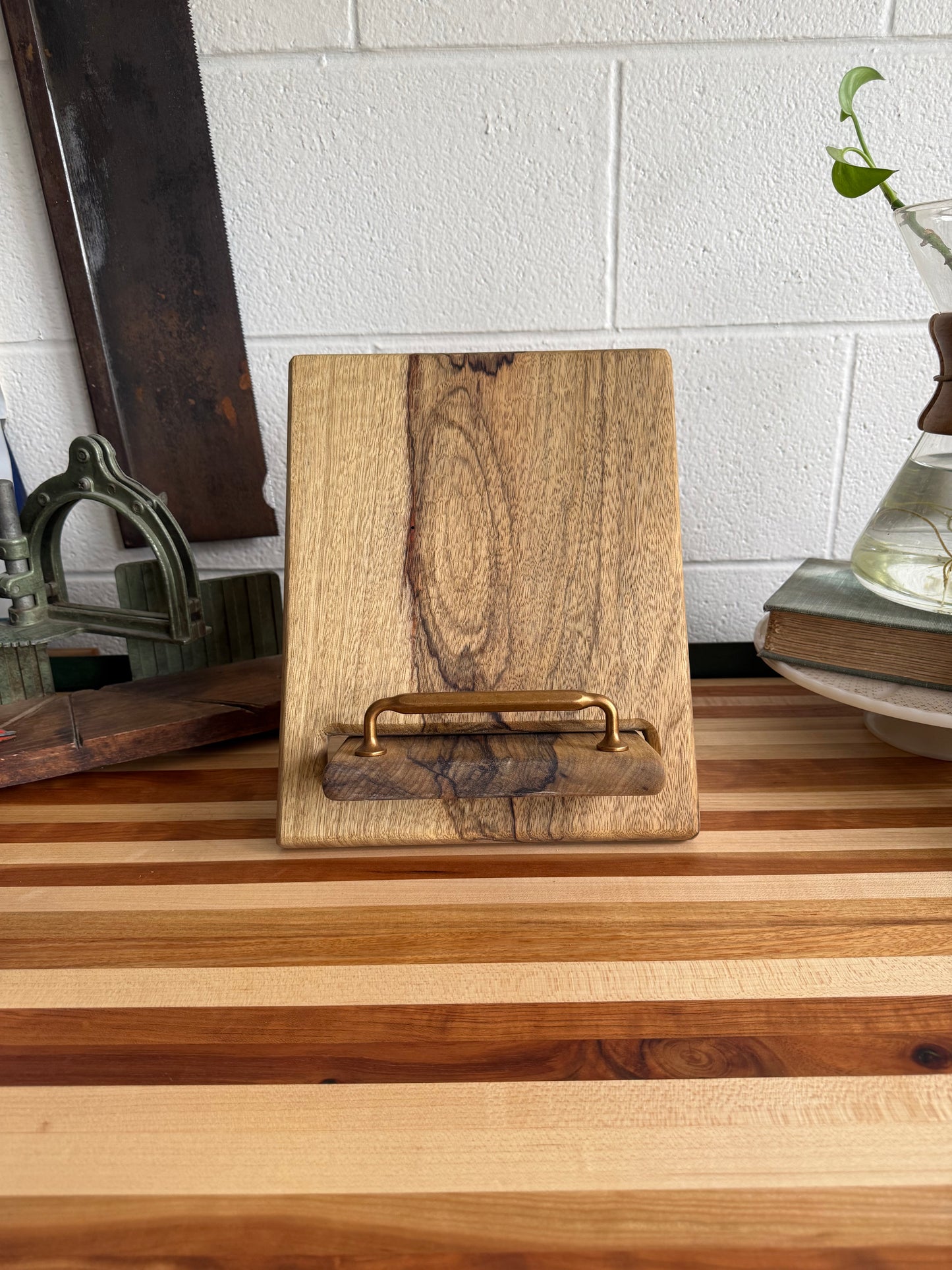 Cookbook Holder - Black Limba
