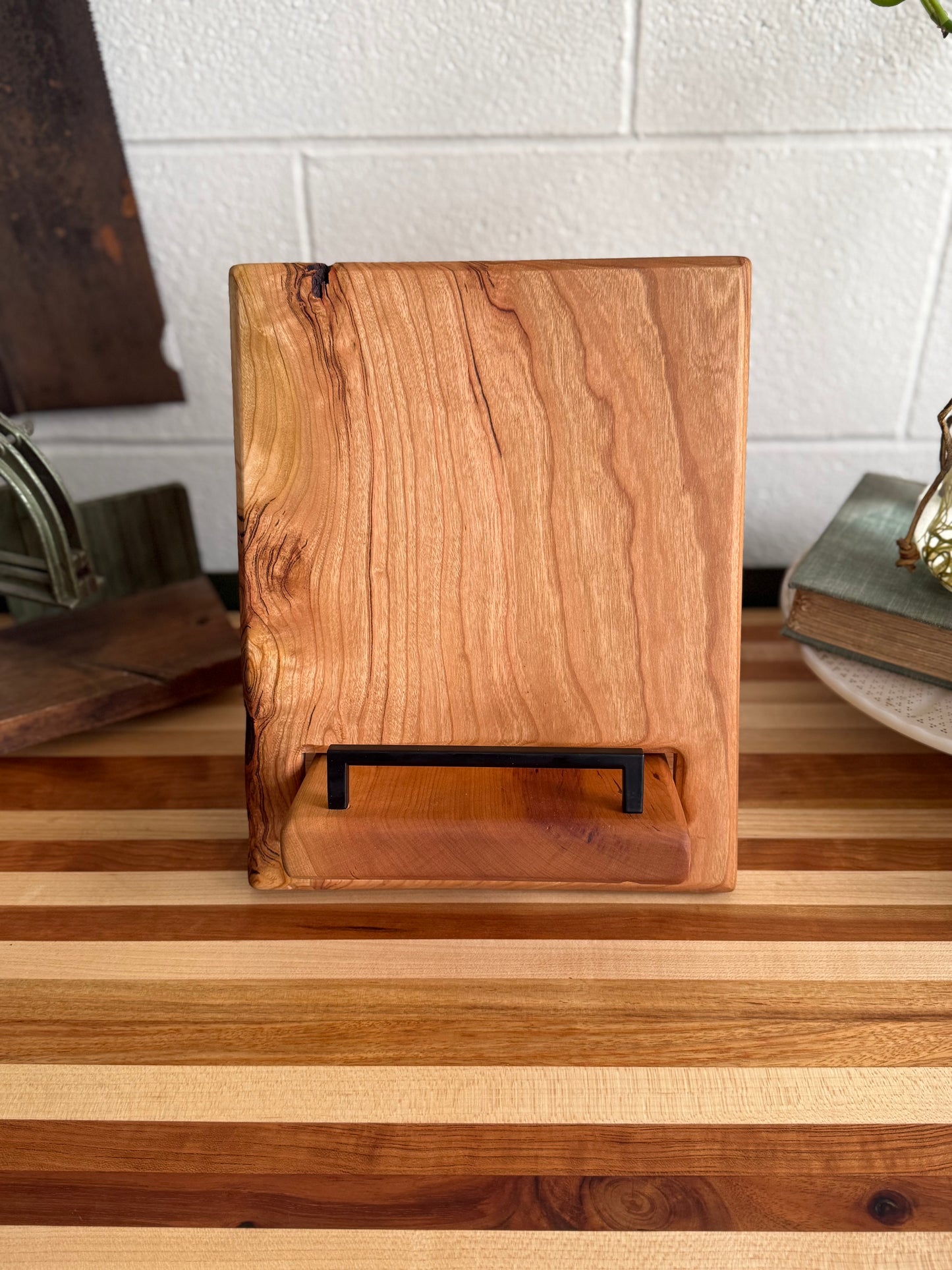 Cookbook Holder - Rustic Cherry