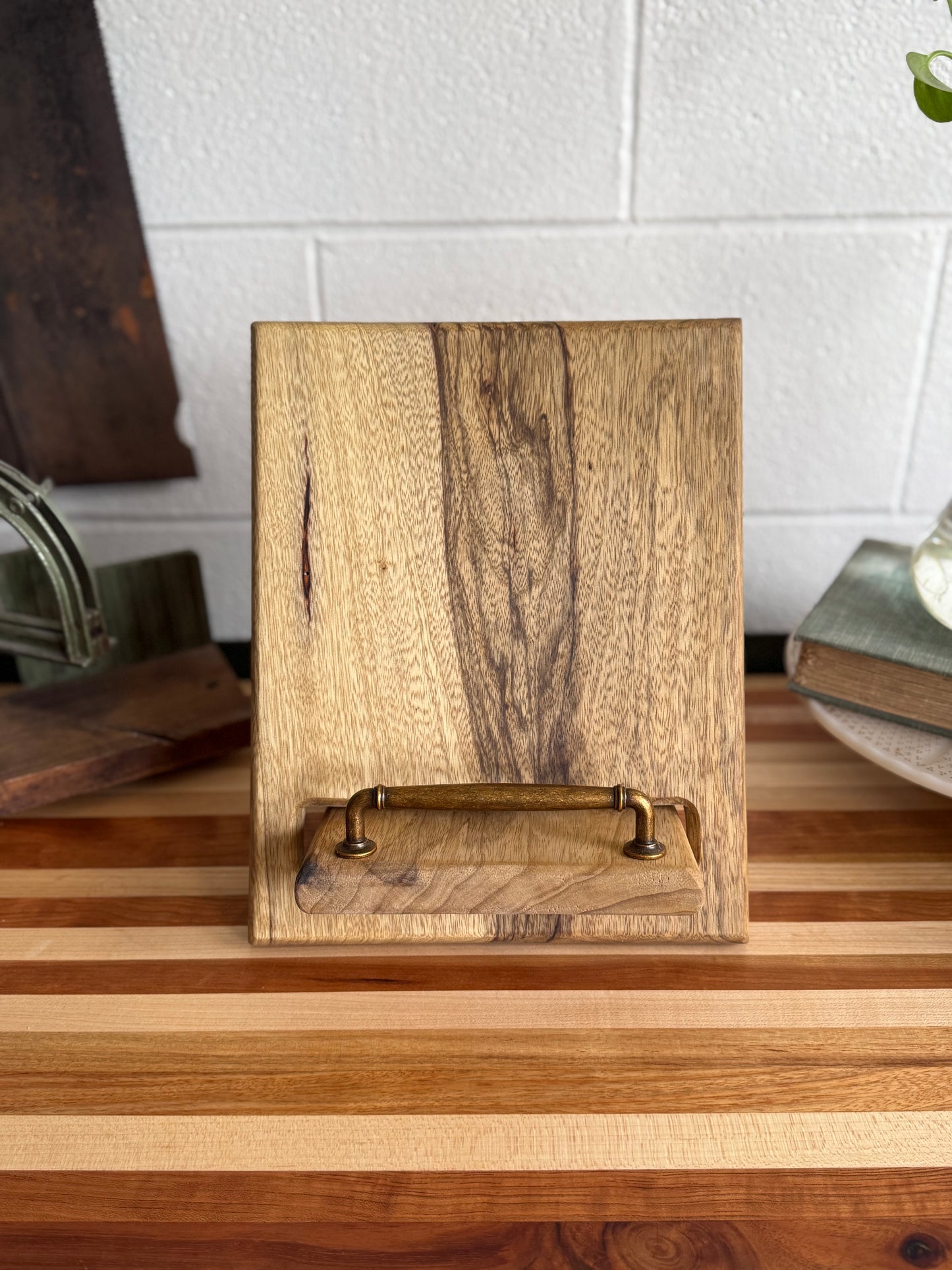 Cookbook Holder - Black Limba